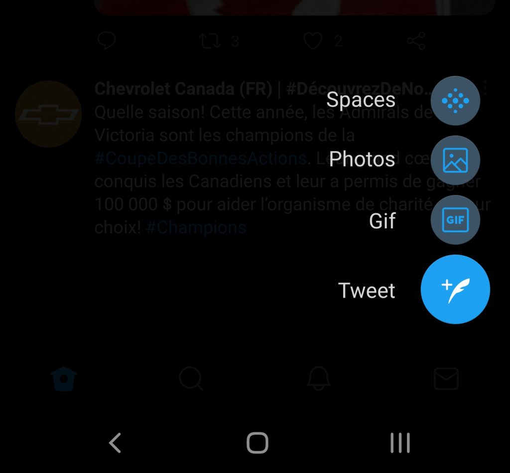 Starting a Twitter Space