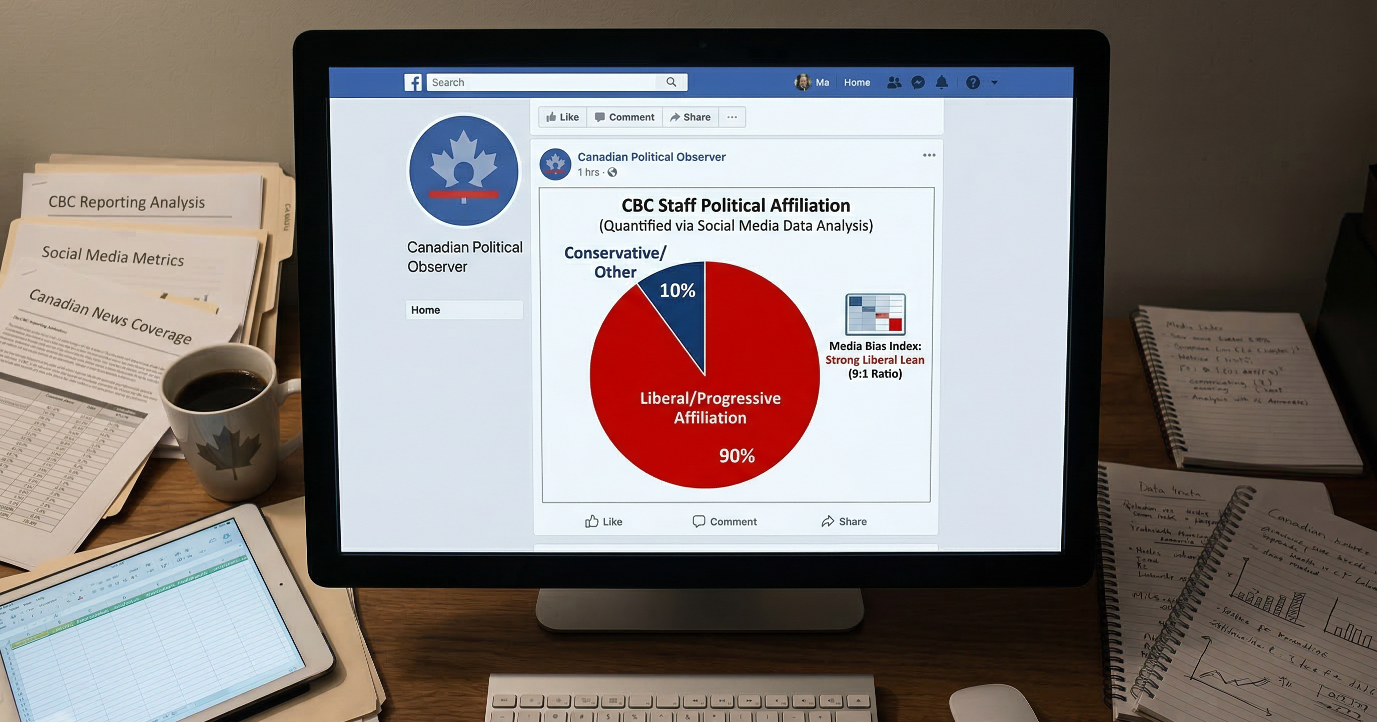 CBC, politics and Facebook