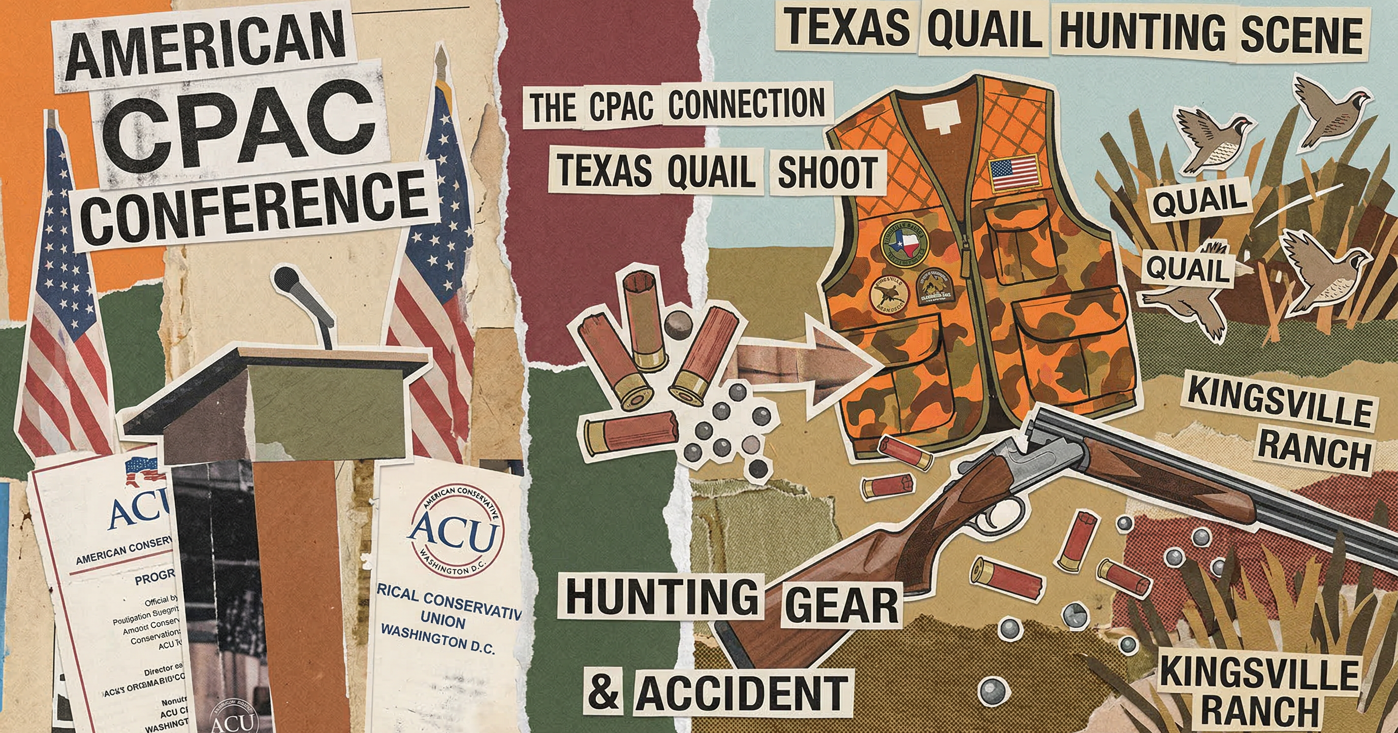 Cheney delivers speech then shoots a man