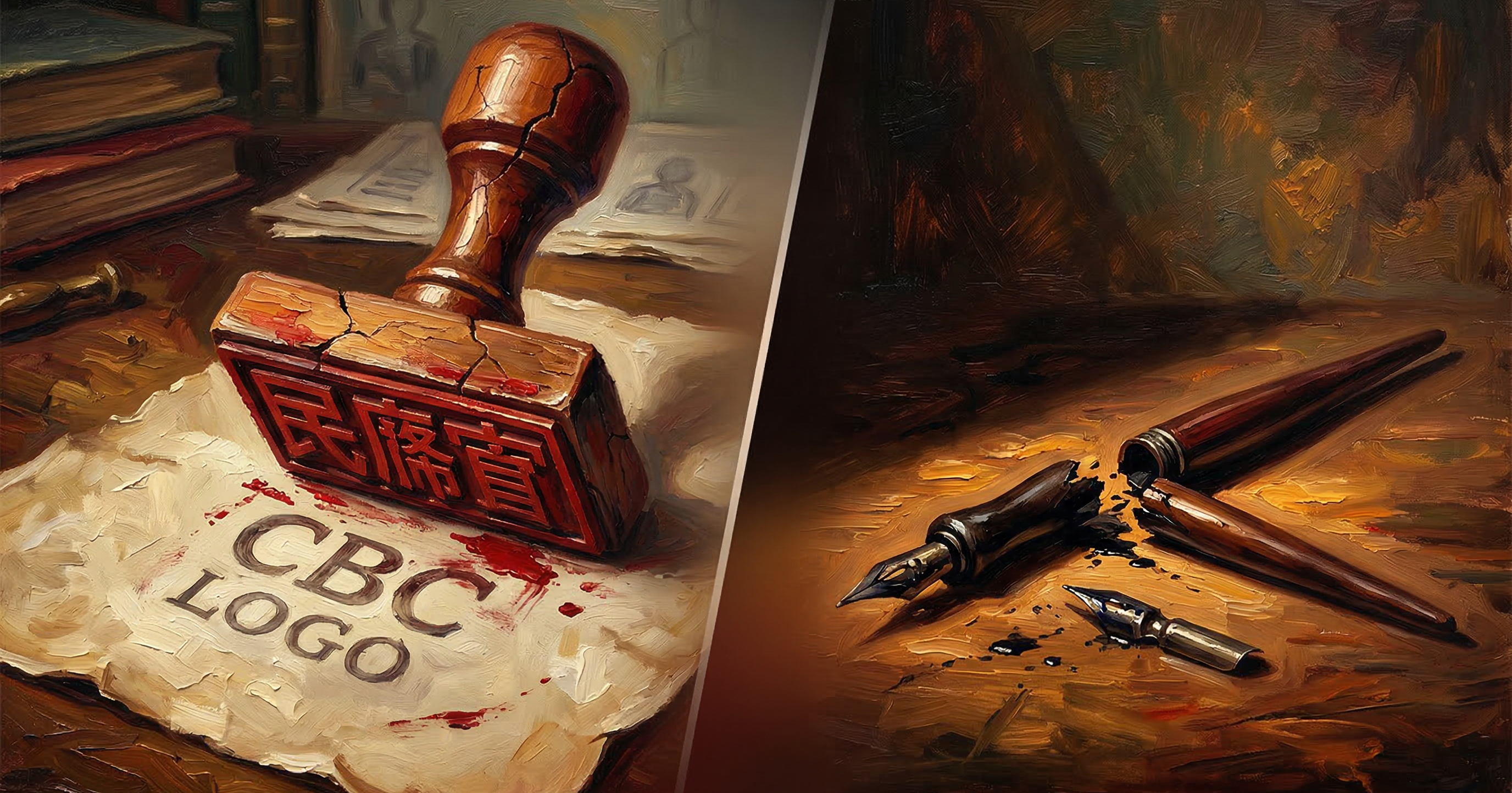 China and CBC editorial cartoon