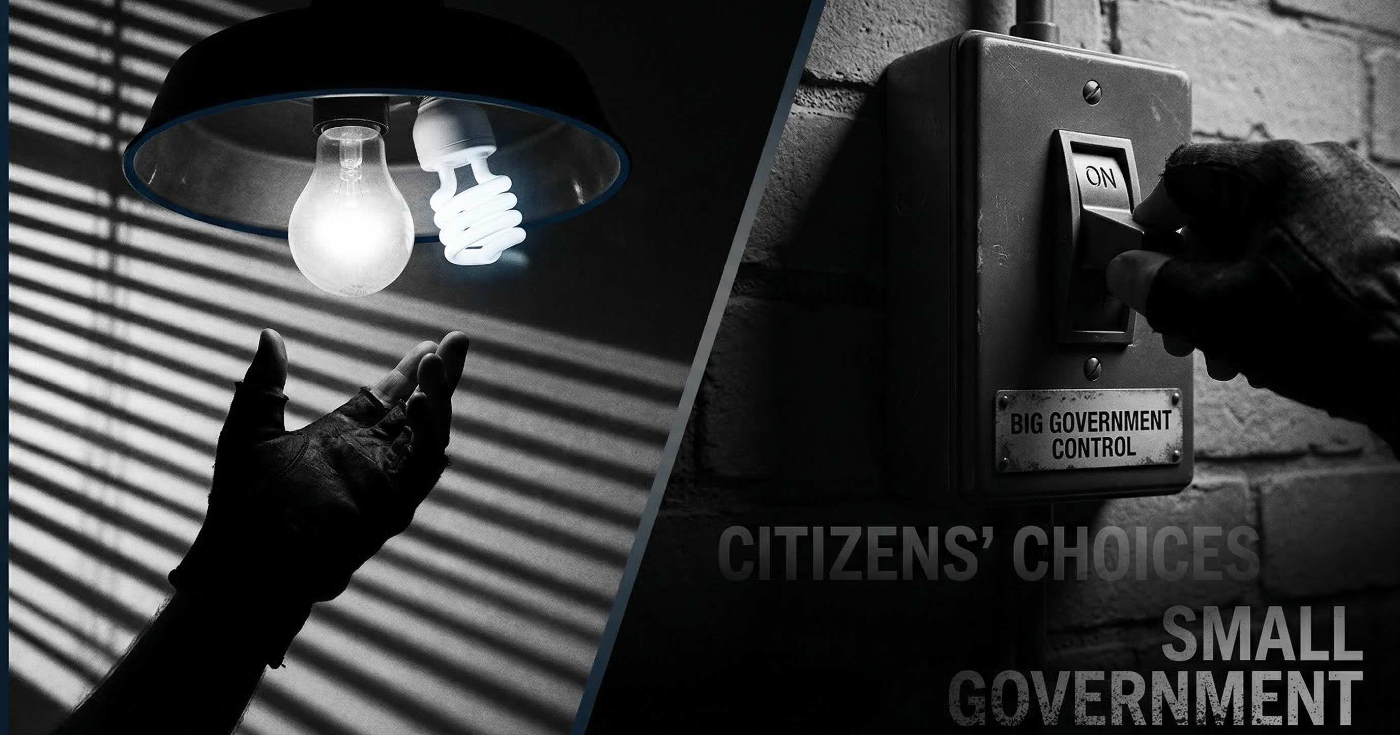 Could the last supporter of small government turn off the lights when they leave?