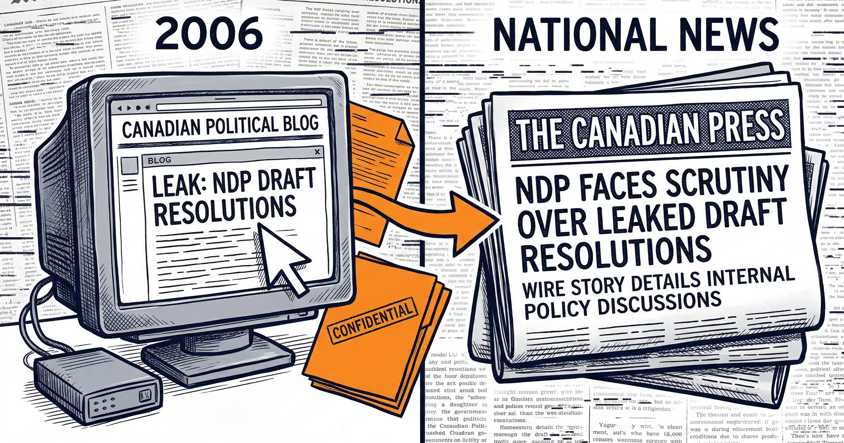 CP writes about NDP draft resolutions