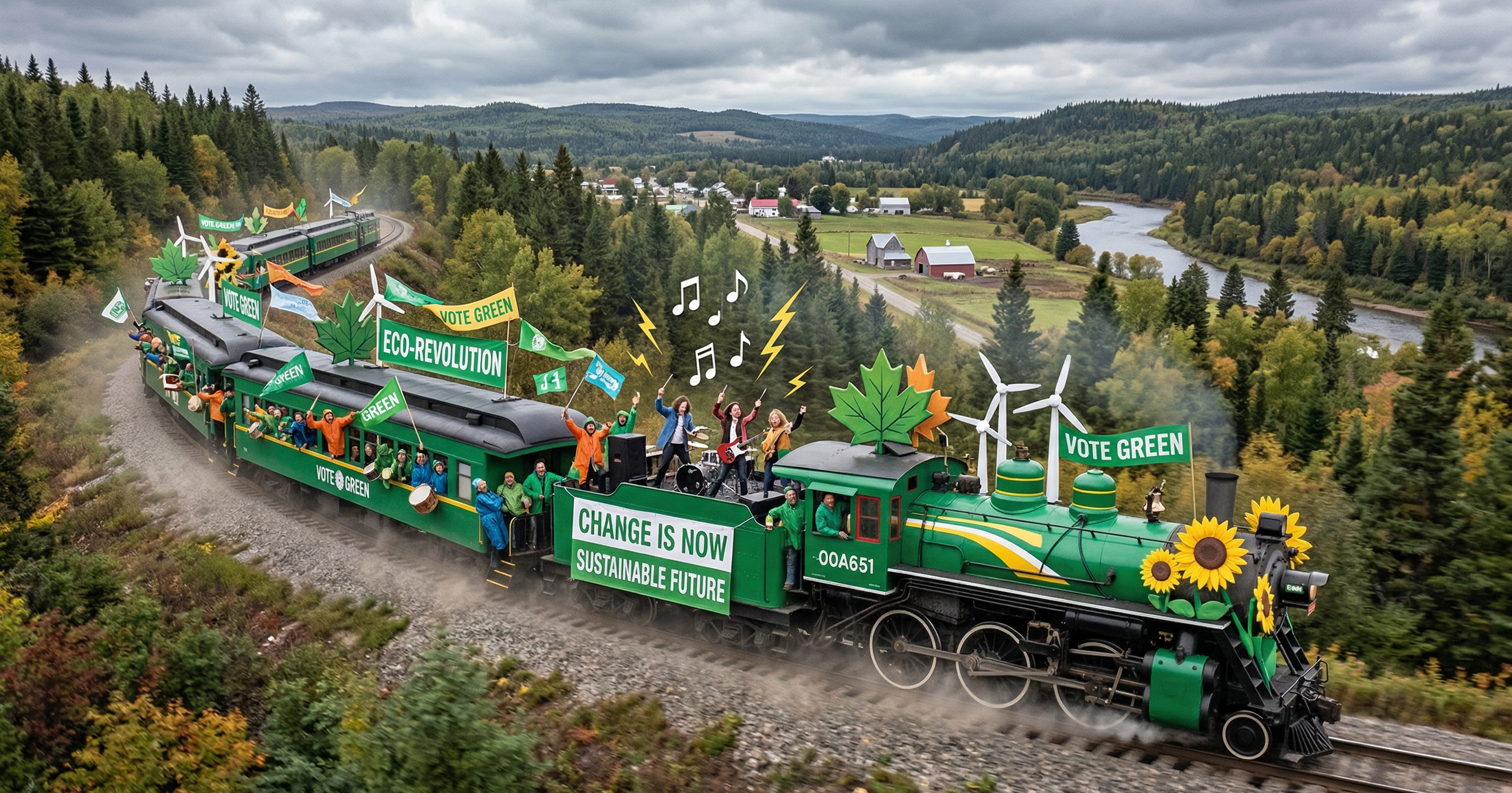 Elizabeth May’s crazy train