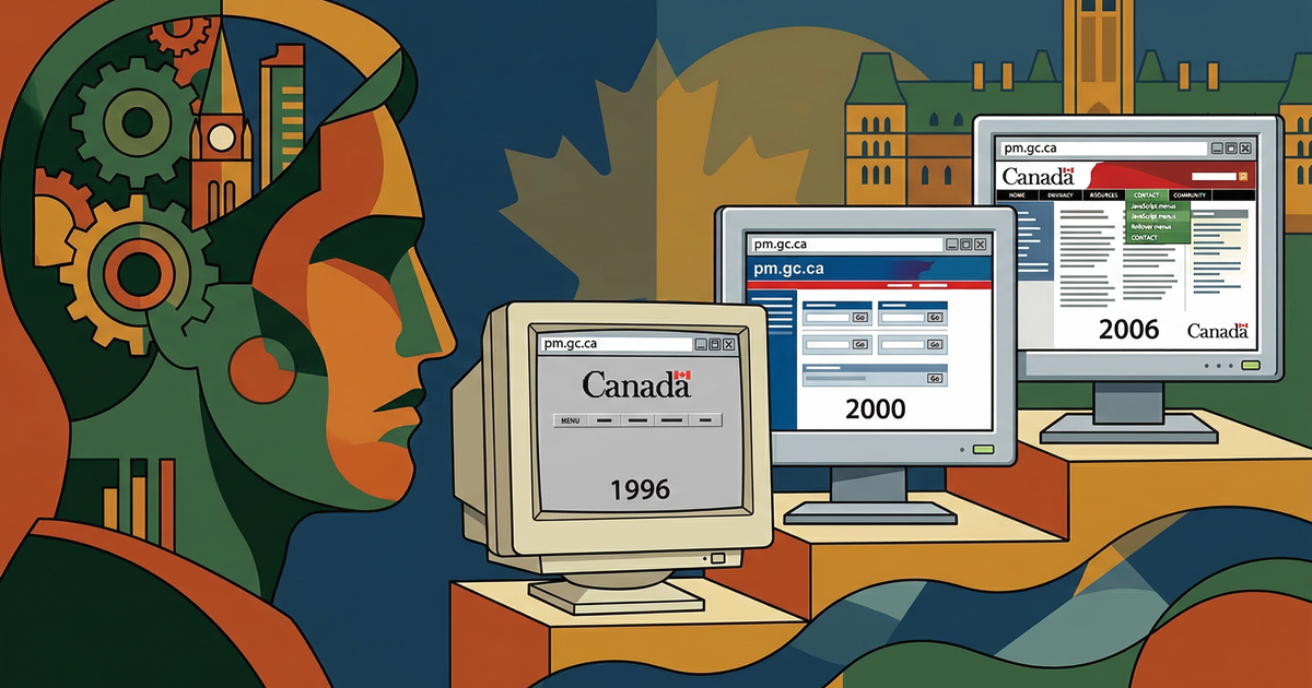 Evolution of the PM’s website