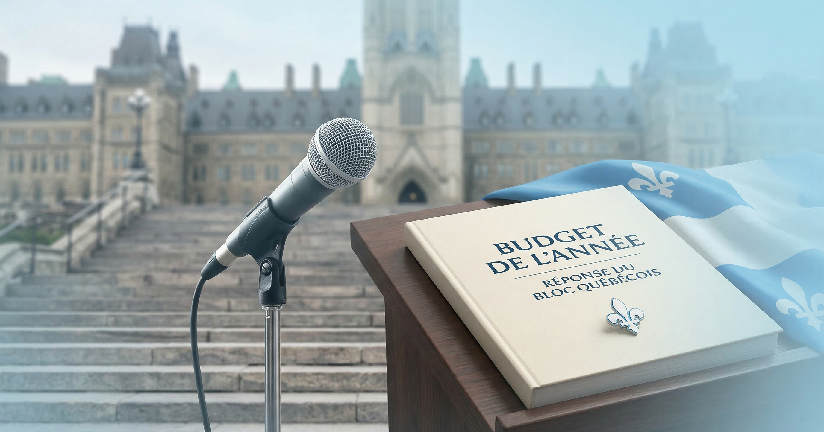 Gilles Duceppe reacts to the budget