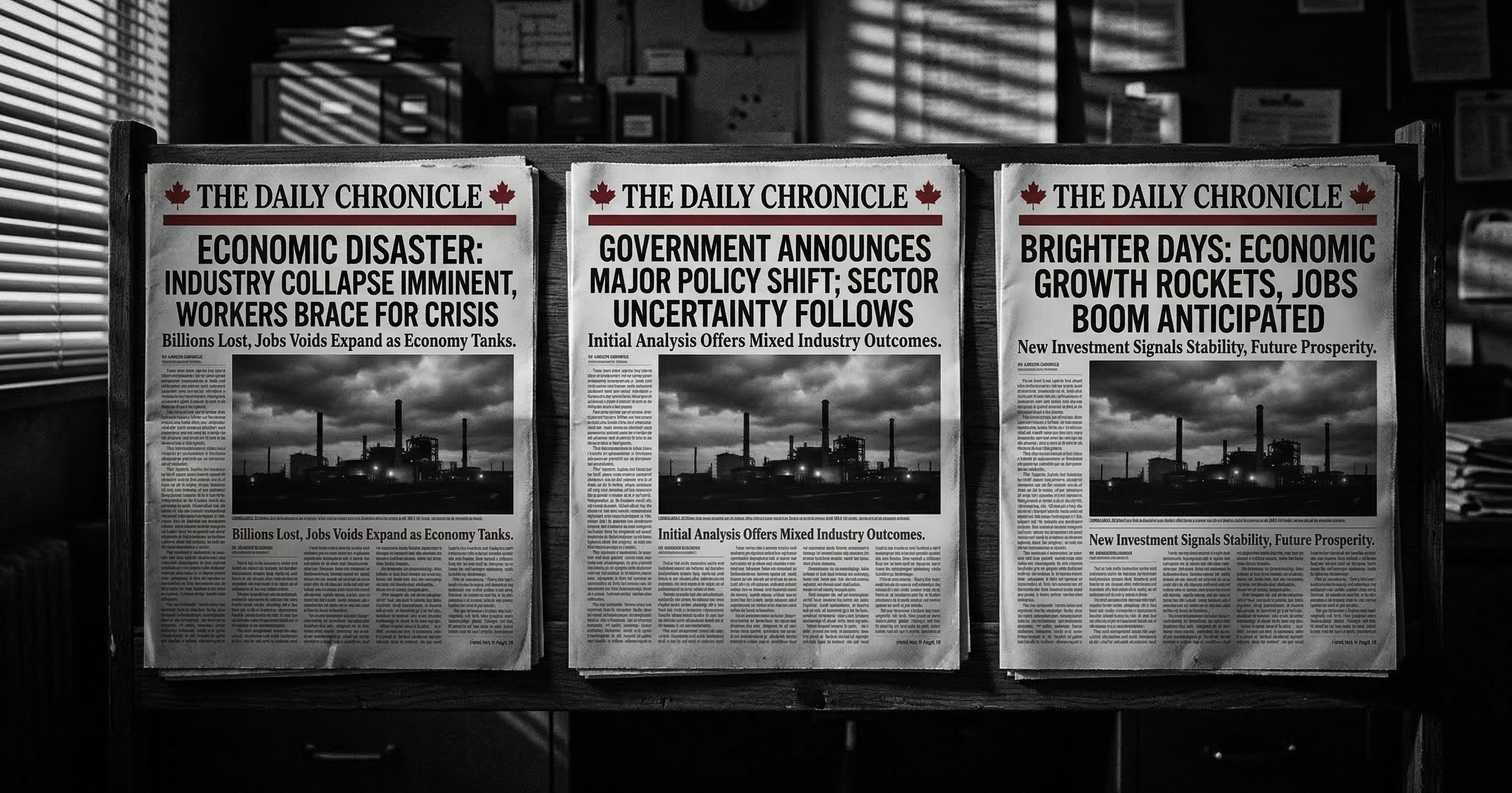 Globe and Mail too pessimistic (biased!)