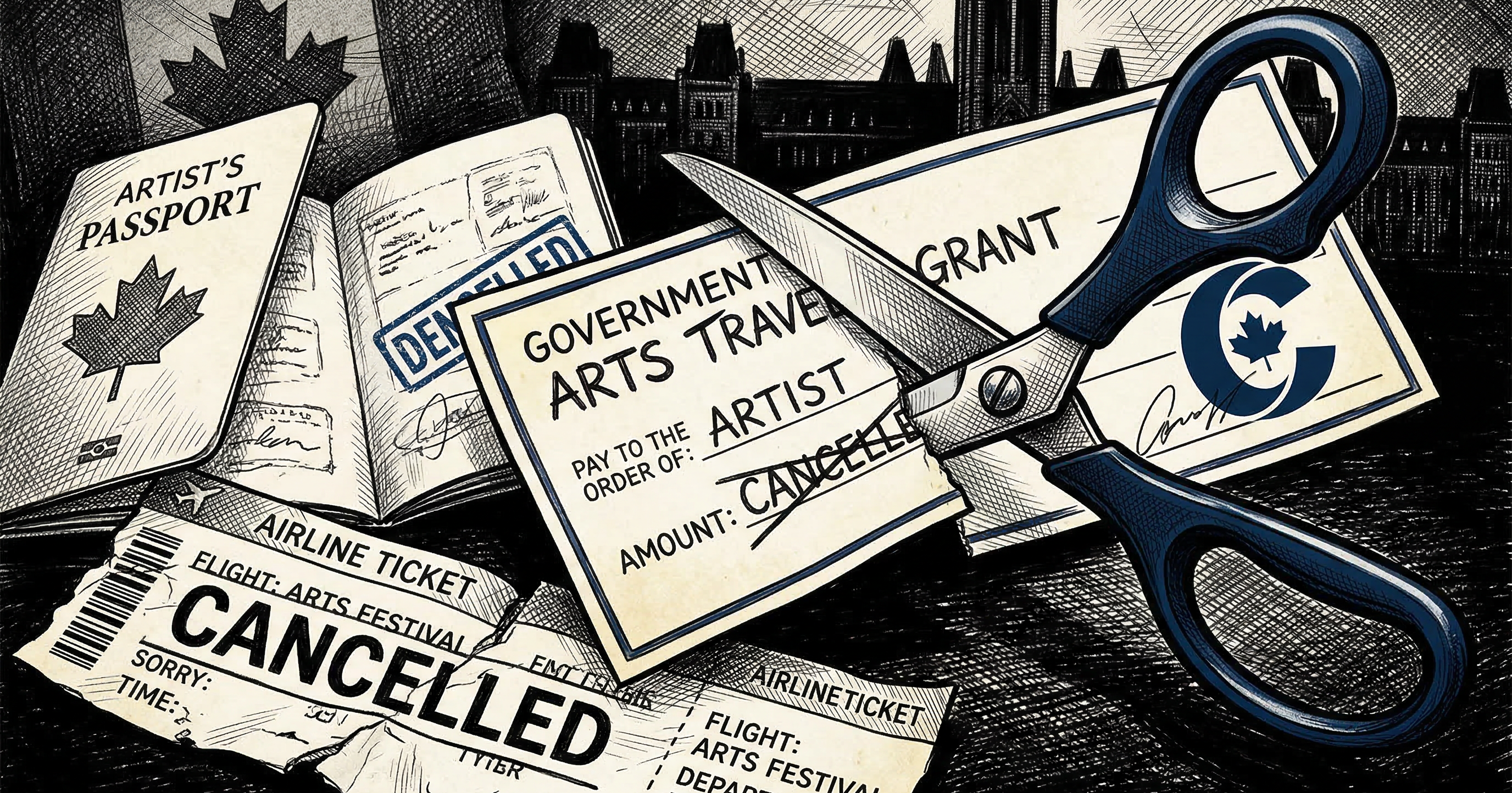 Harper cuts travel grants to artists