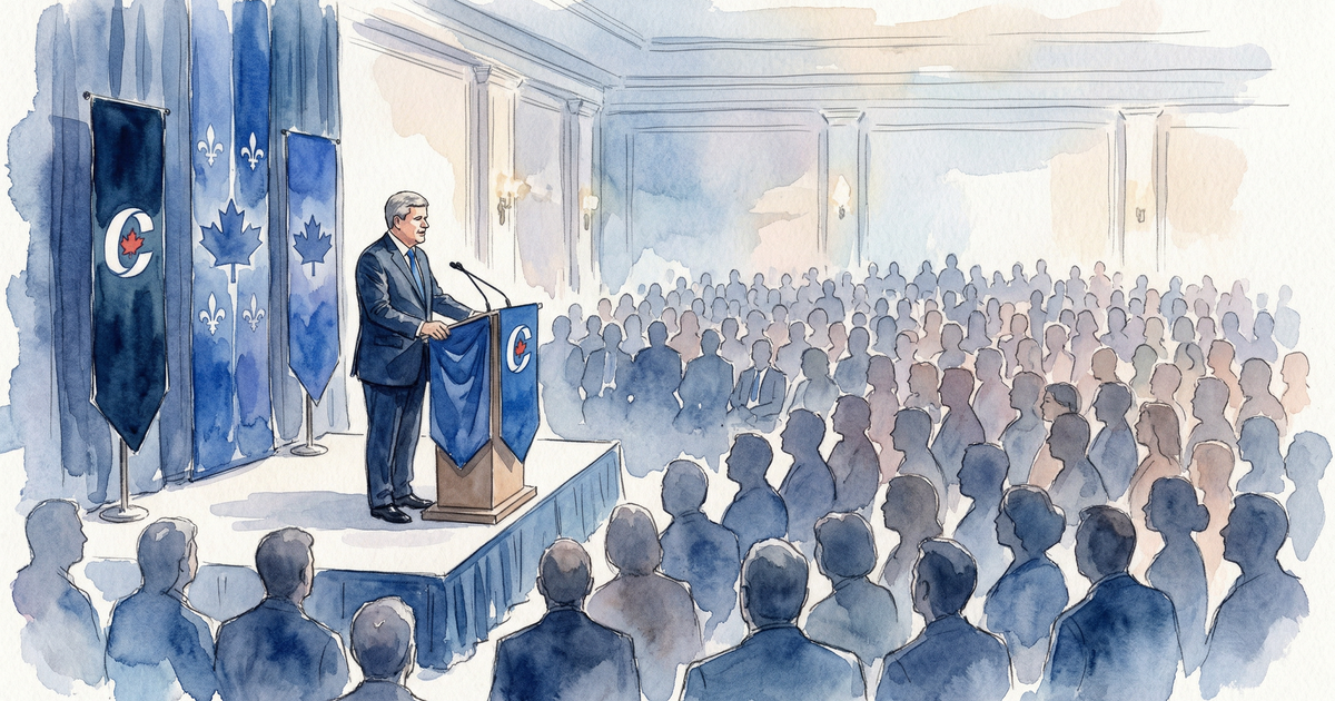 Harper speaks for and with Québec