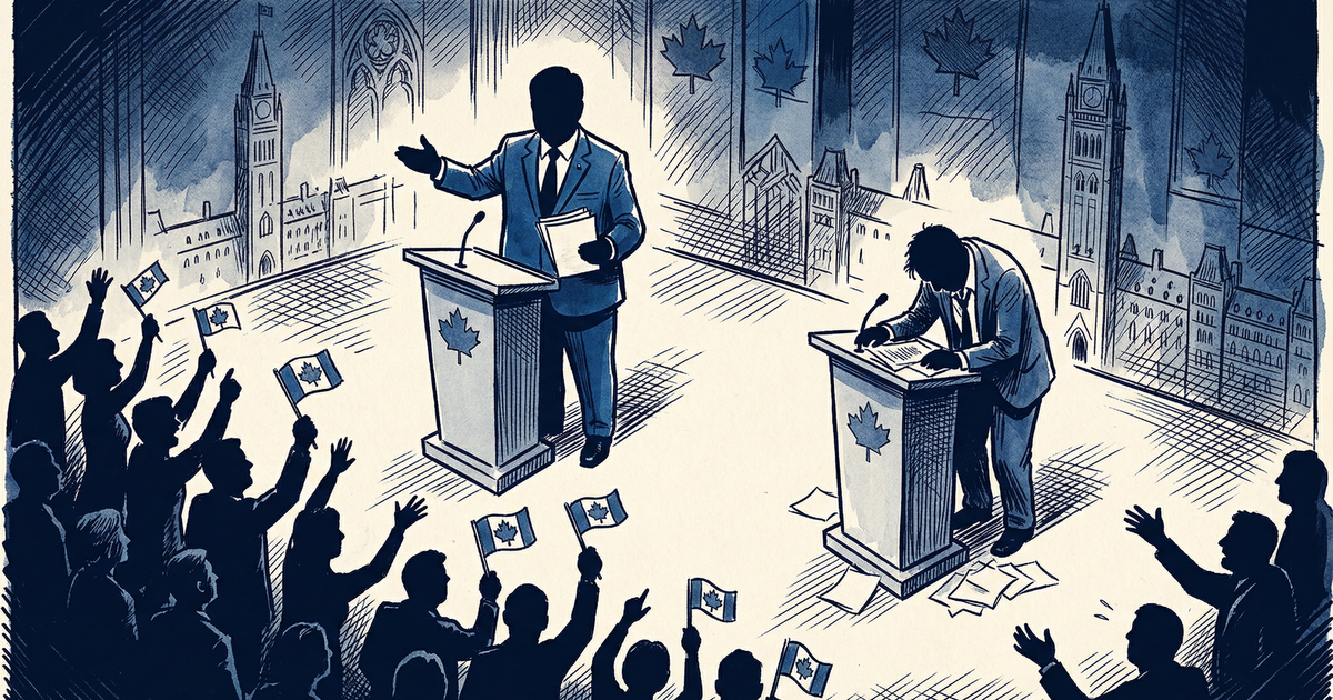 Harper wins the English debate