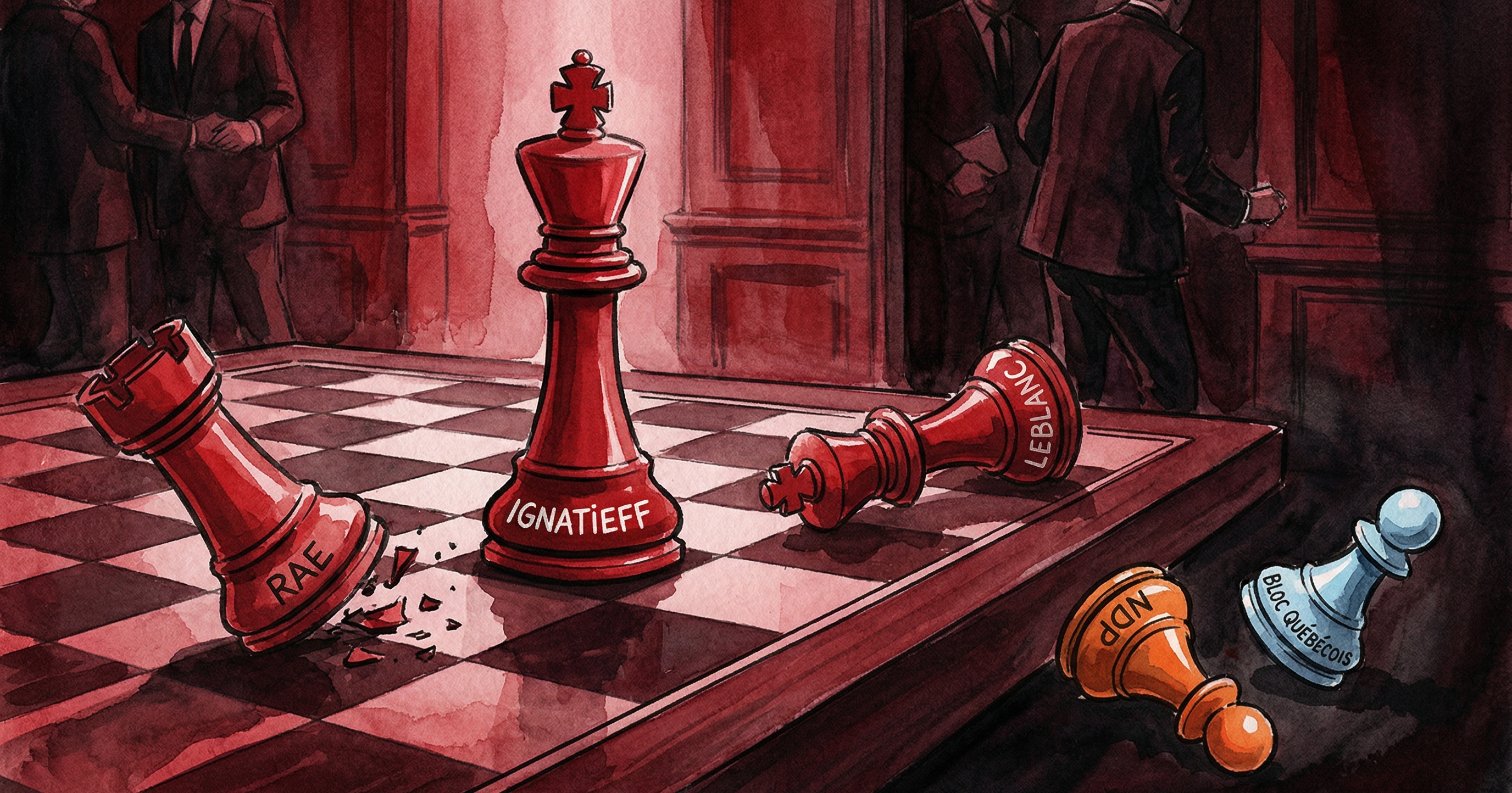 Ignatieff leadership gain of LeBlanc and the scuttling of the Liberal-NDP coalition?