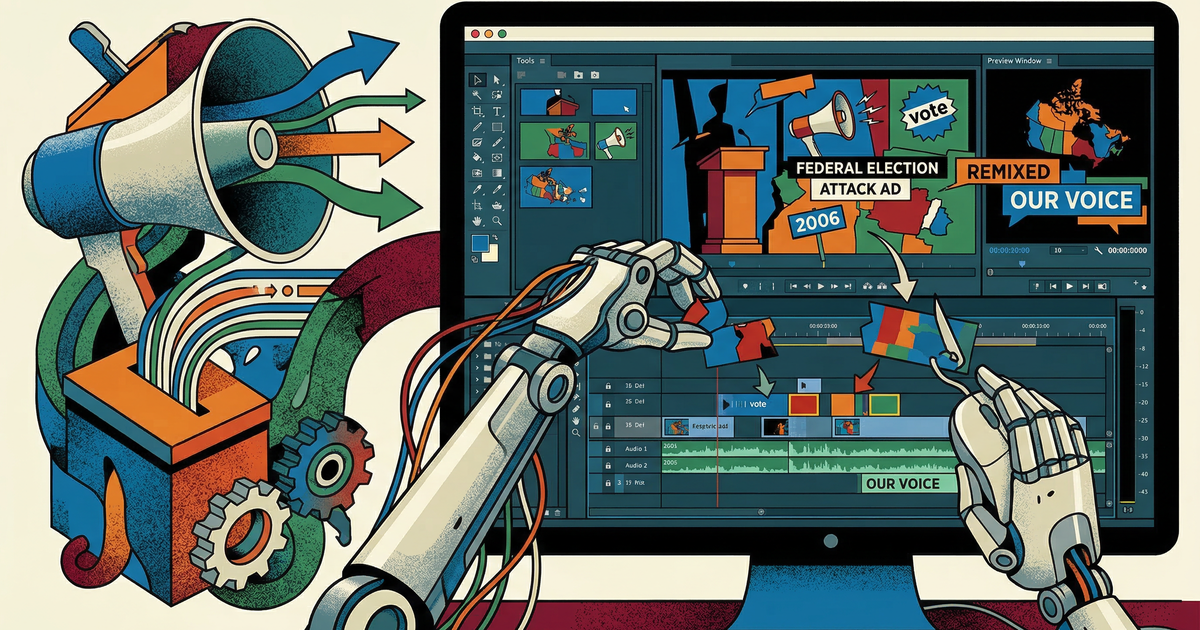 Liberal attack ad remix