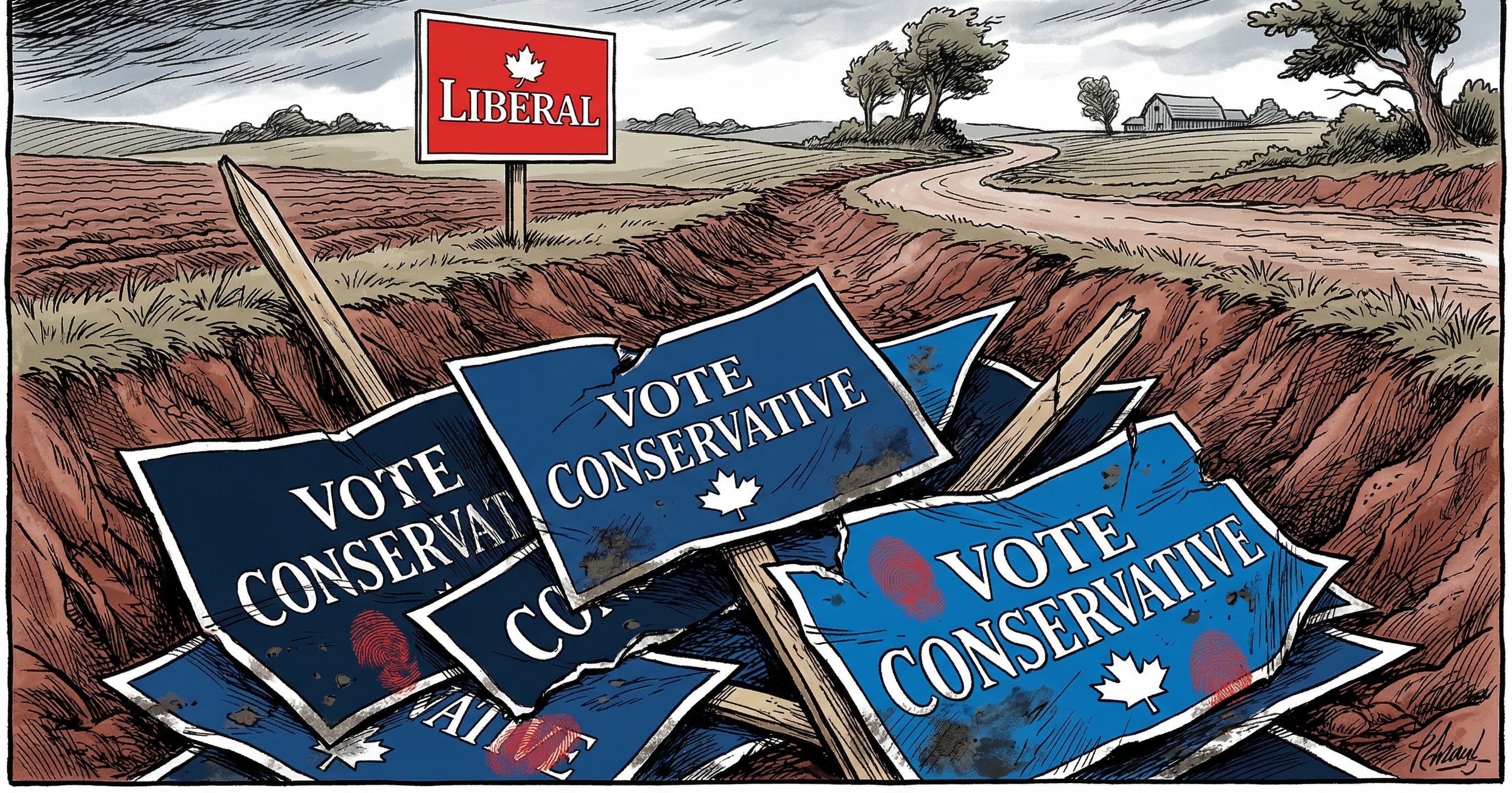 Liberals rip down Conservative signs with a blessing from Elections Canada