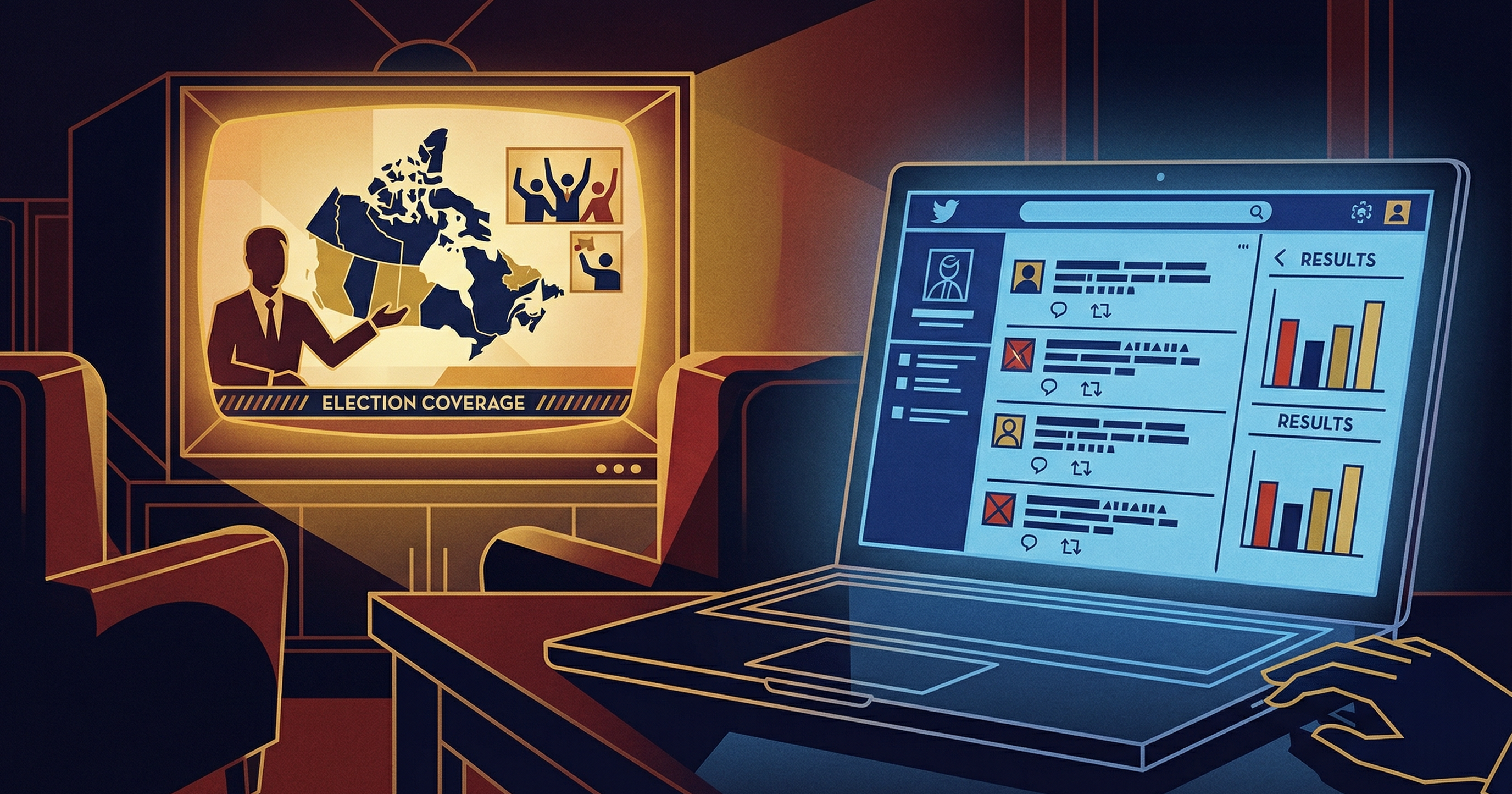 Live blogging election night with twitter