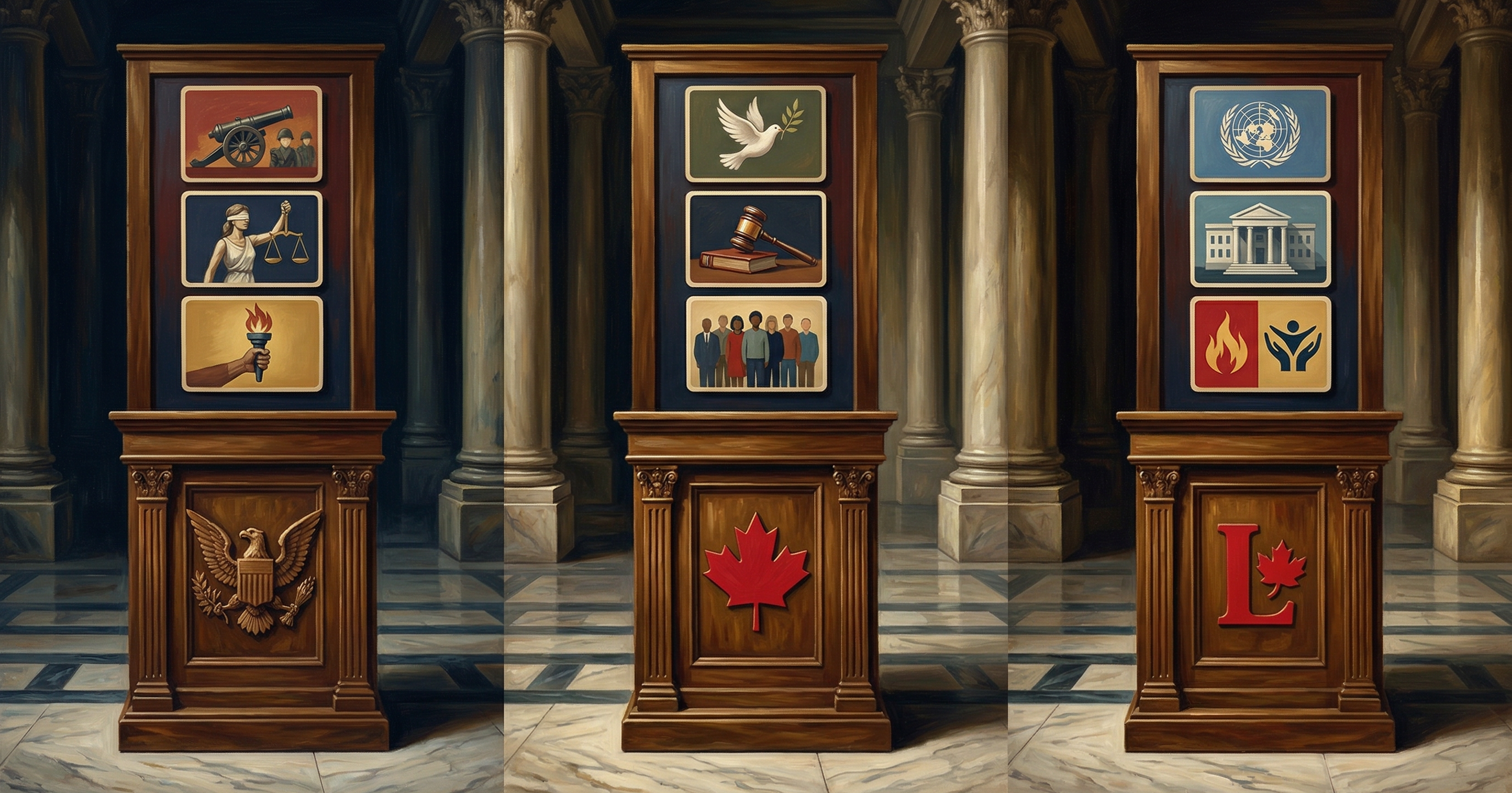 Obama, Harper and Ignatieff