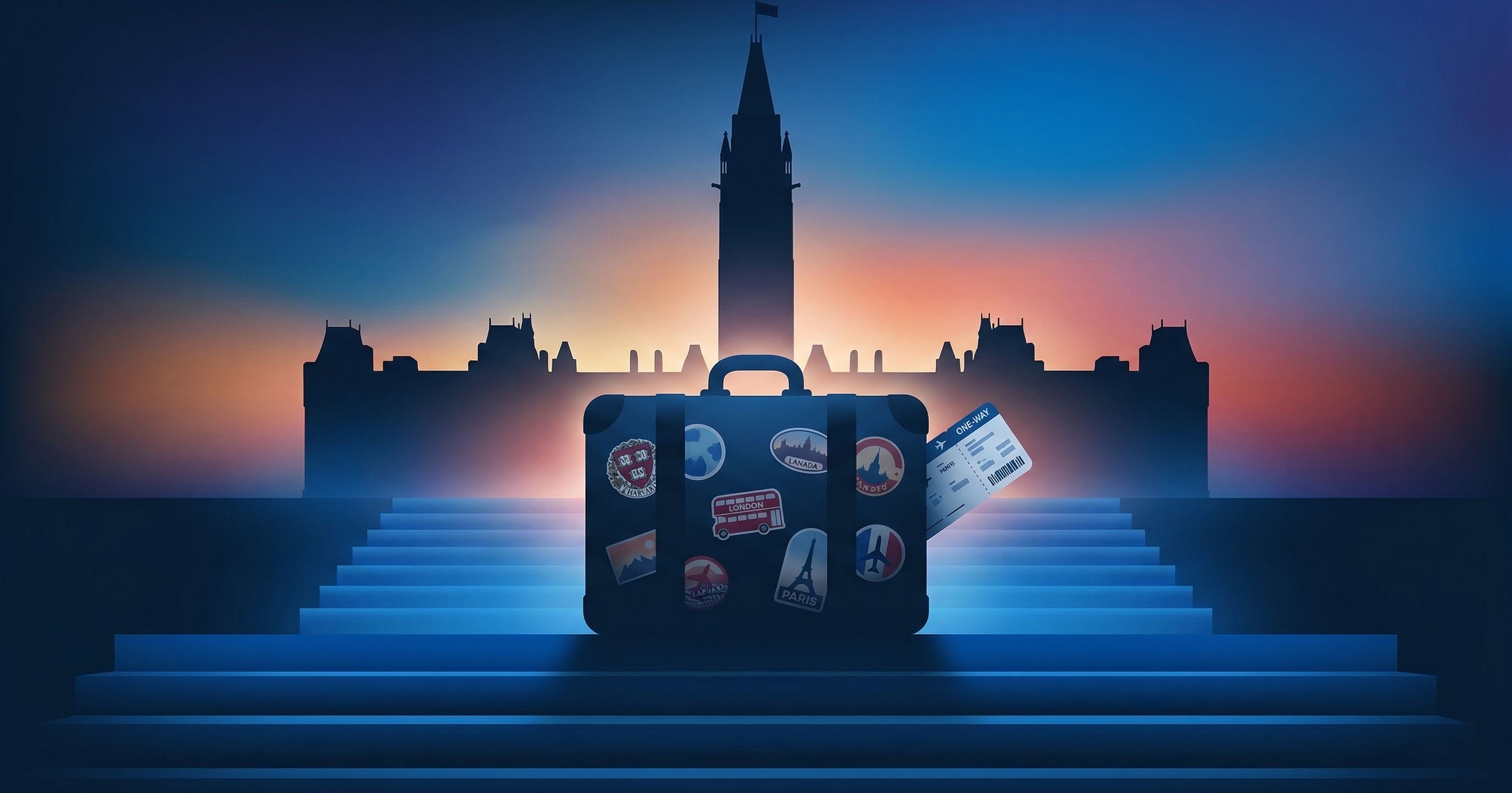 Conservative Party ad: “Michael Ignatieff: Just Visiting”