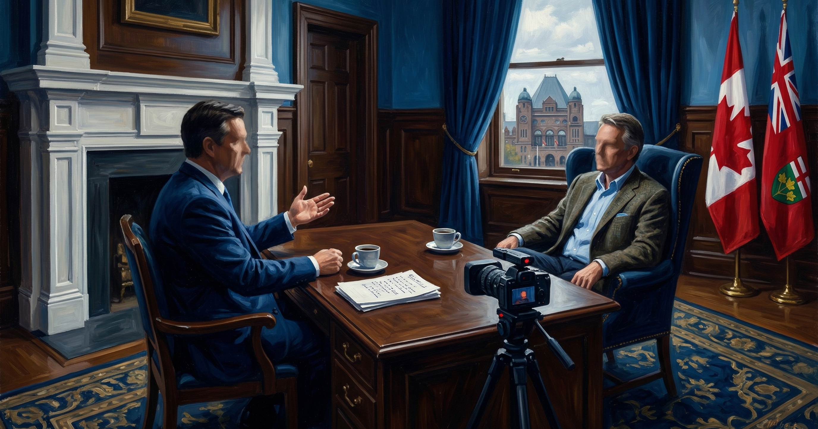 Frank Klees comes by for a second chat