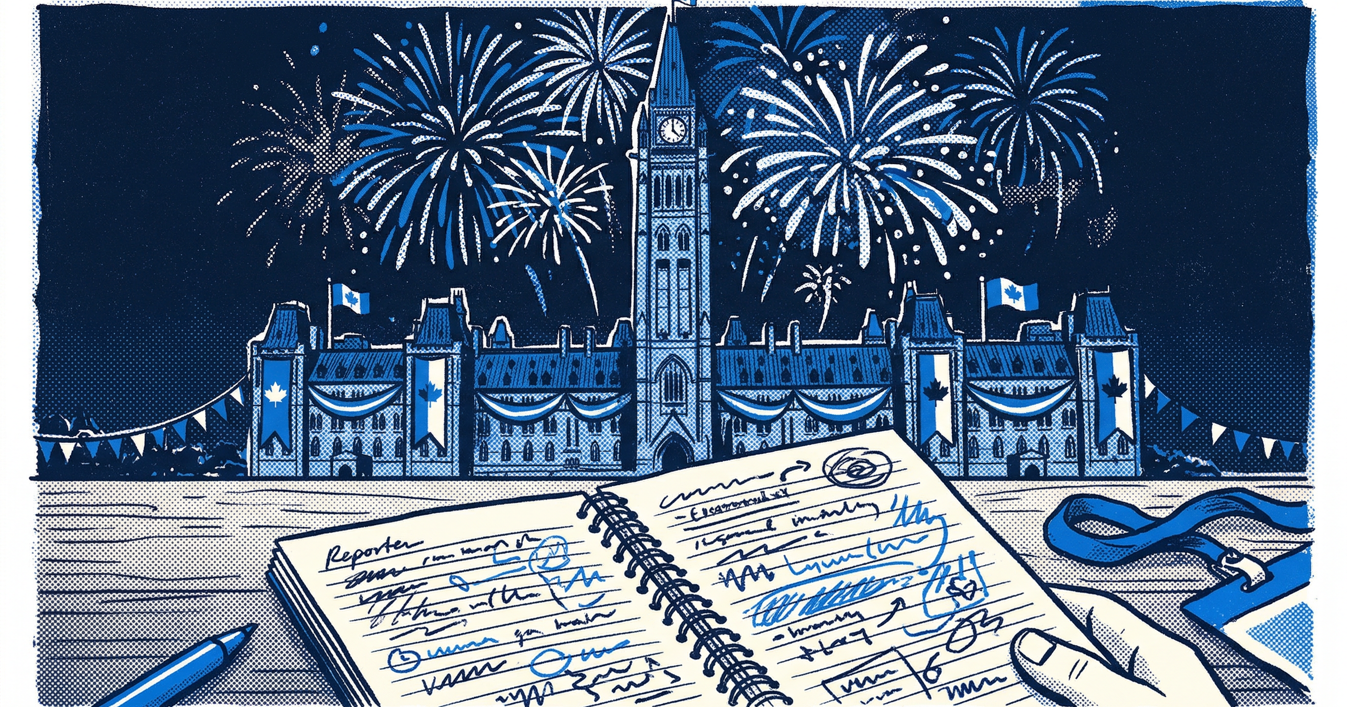 Canada Day evokes colourful reactions from press gallery reporter