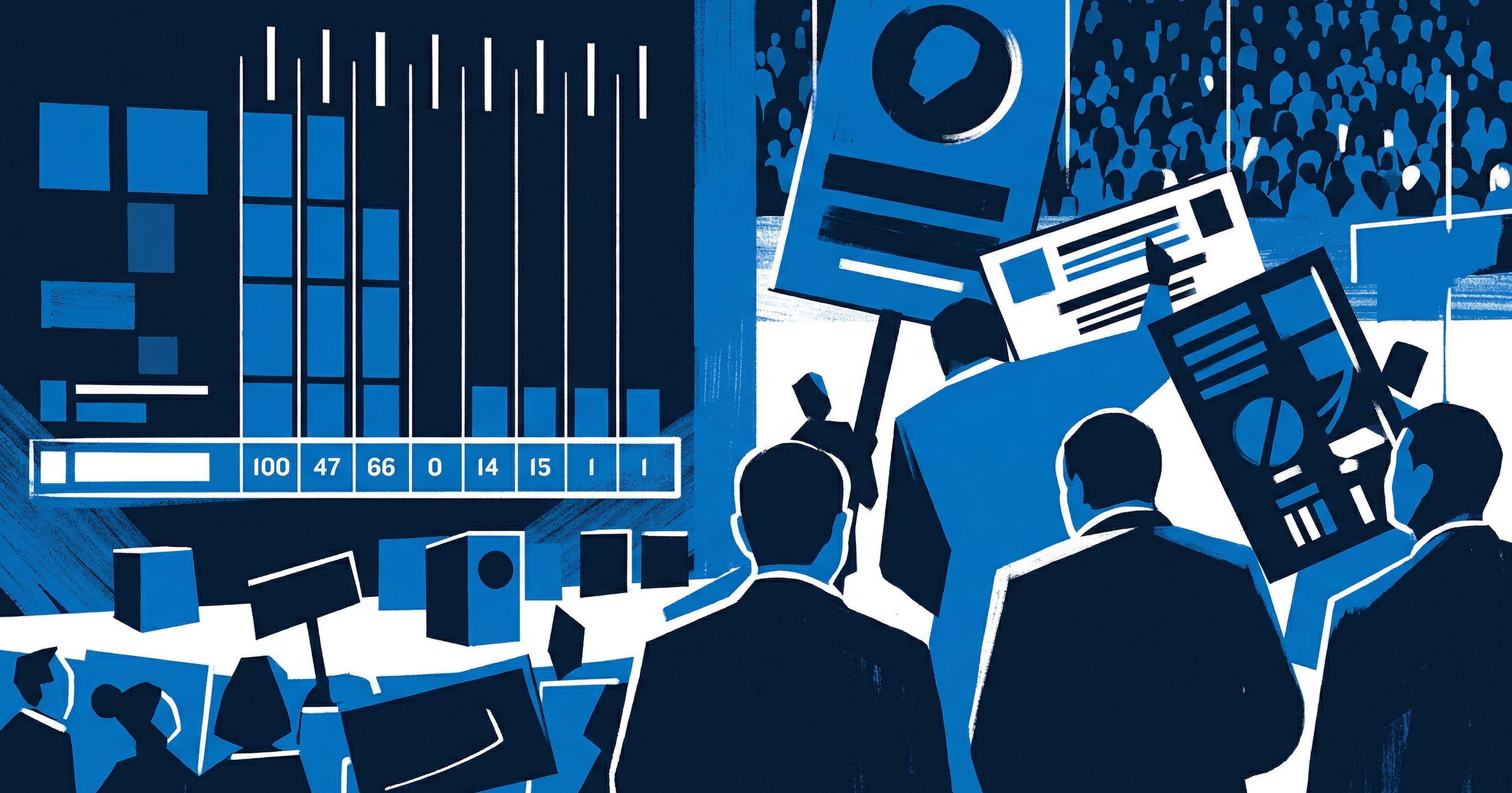 Randy Hillier reacts to first ballot results