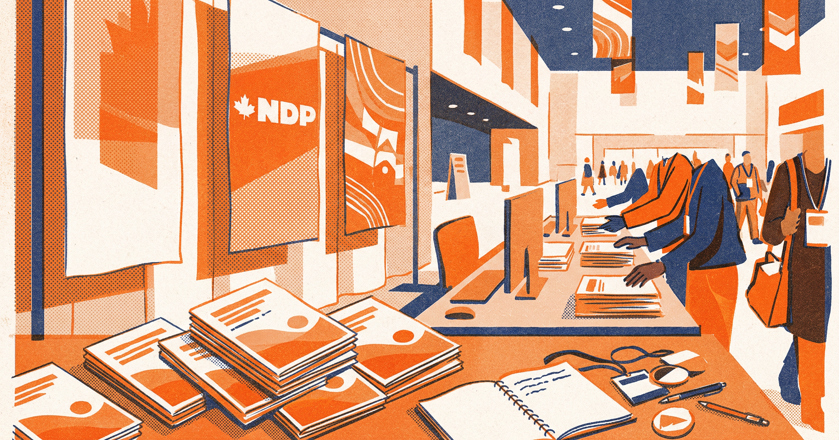 NDP convention day 1