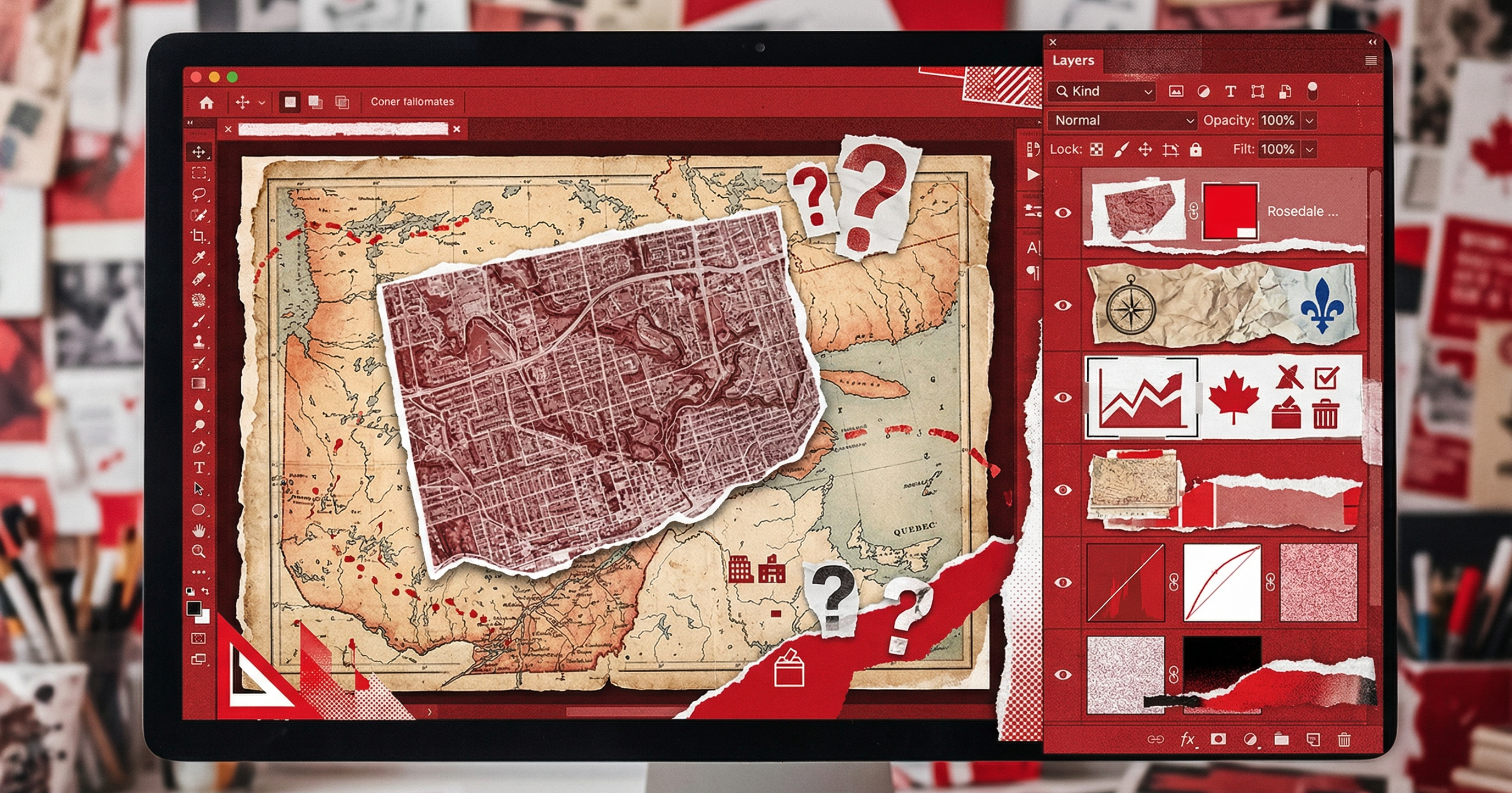 Photoshop fun: a variation on this week’s persistent theme