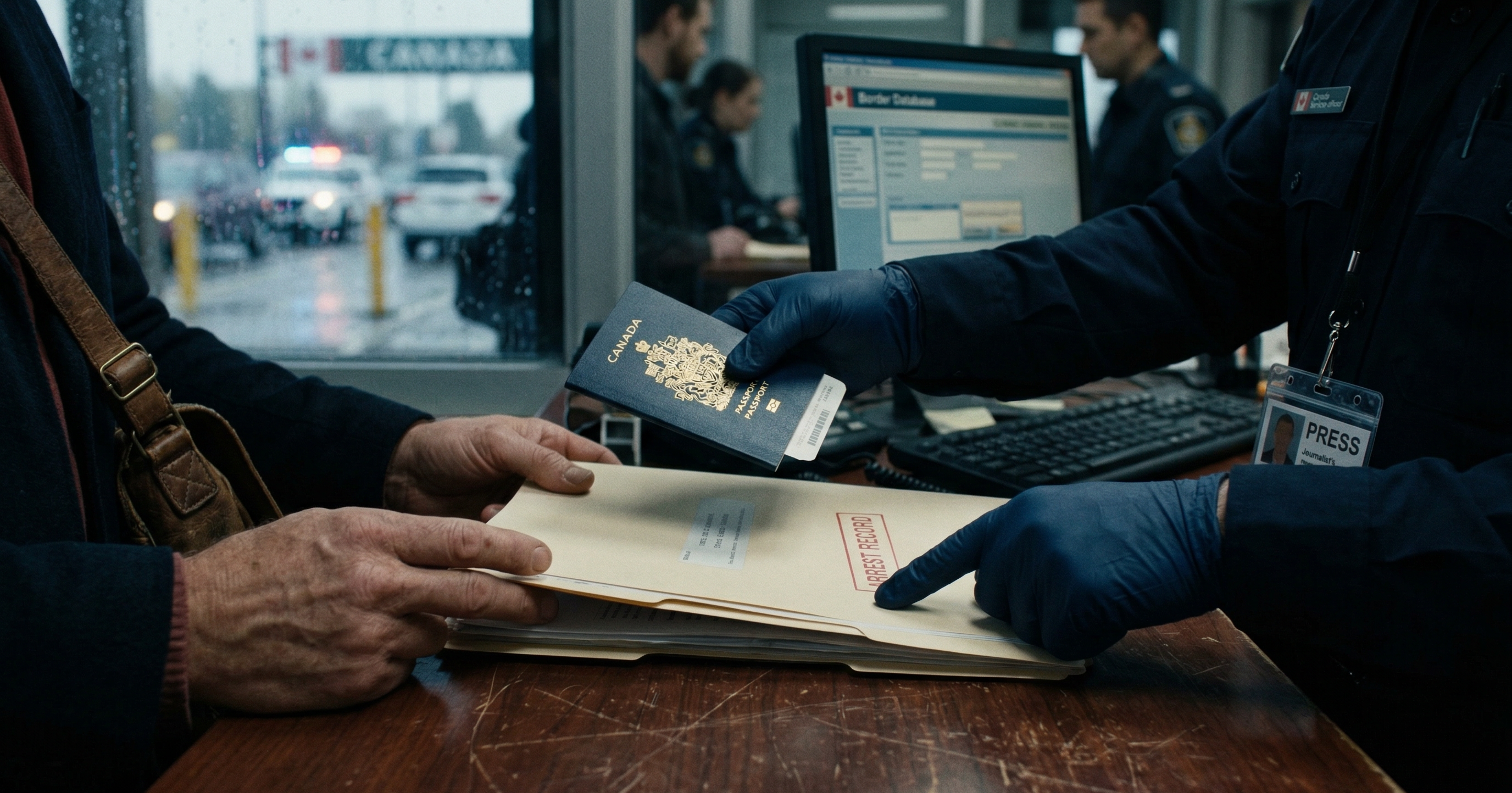 Amy Goodman sort of inadmissible to Canada?