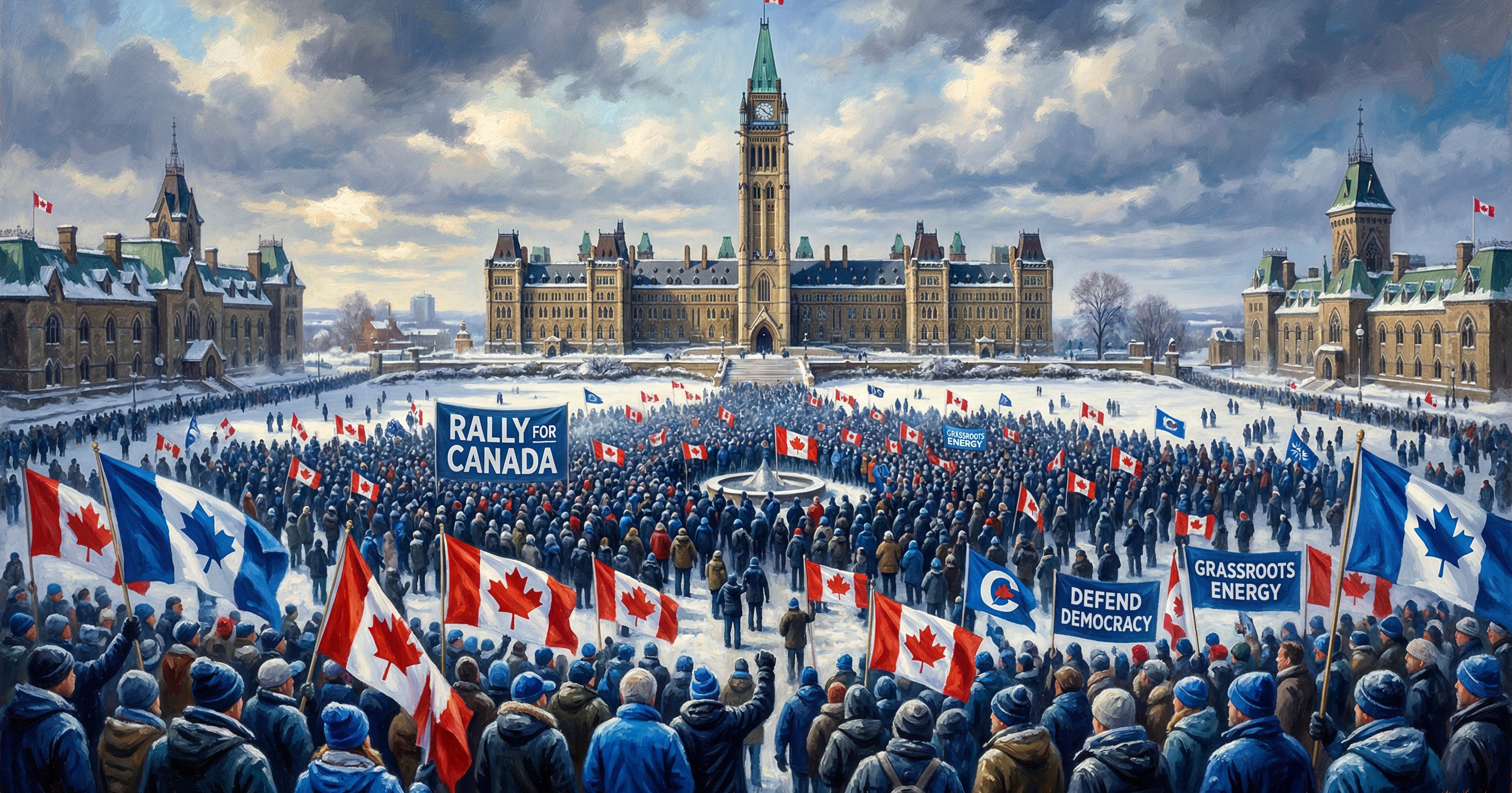 One year ago today… Rallies for Canada