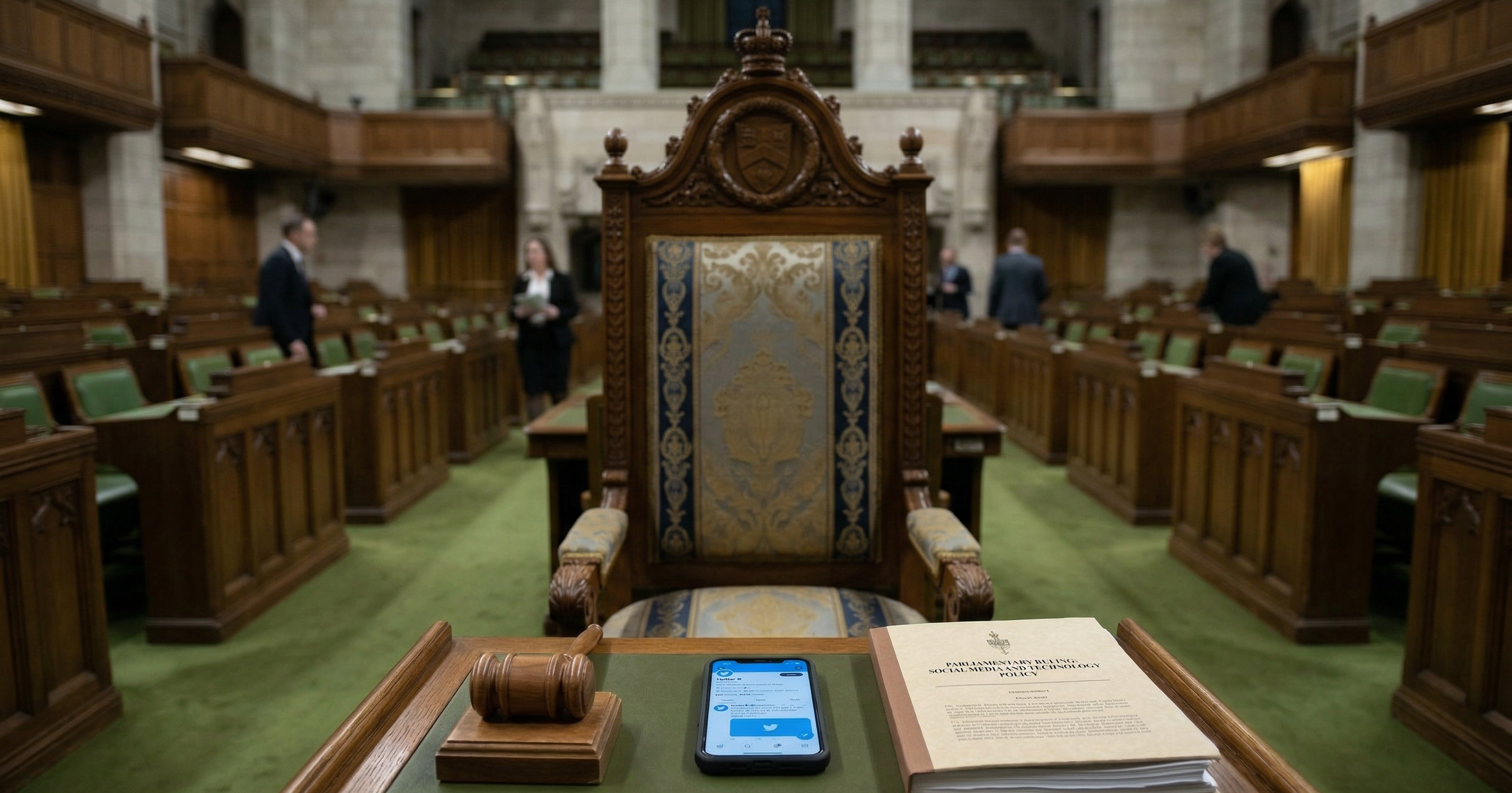 Speaker ruling on use of twitter in the House