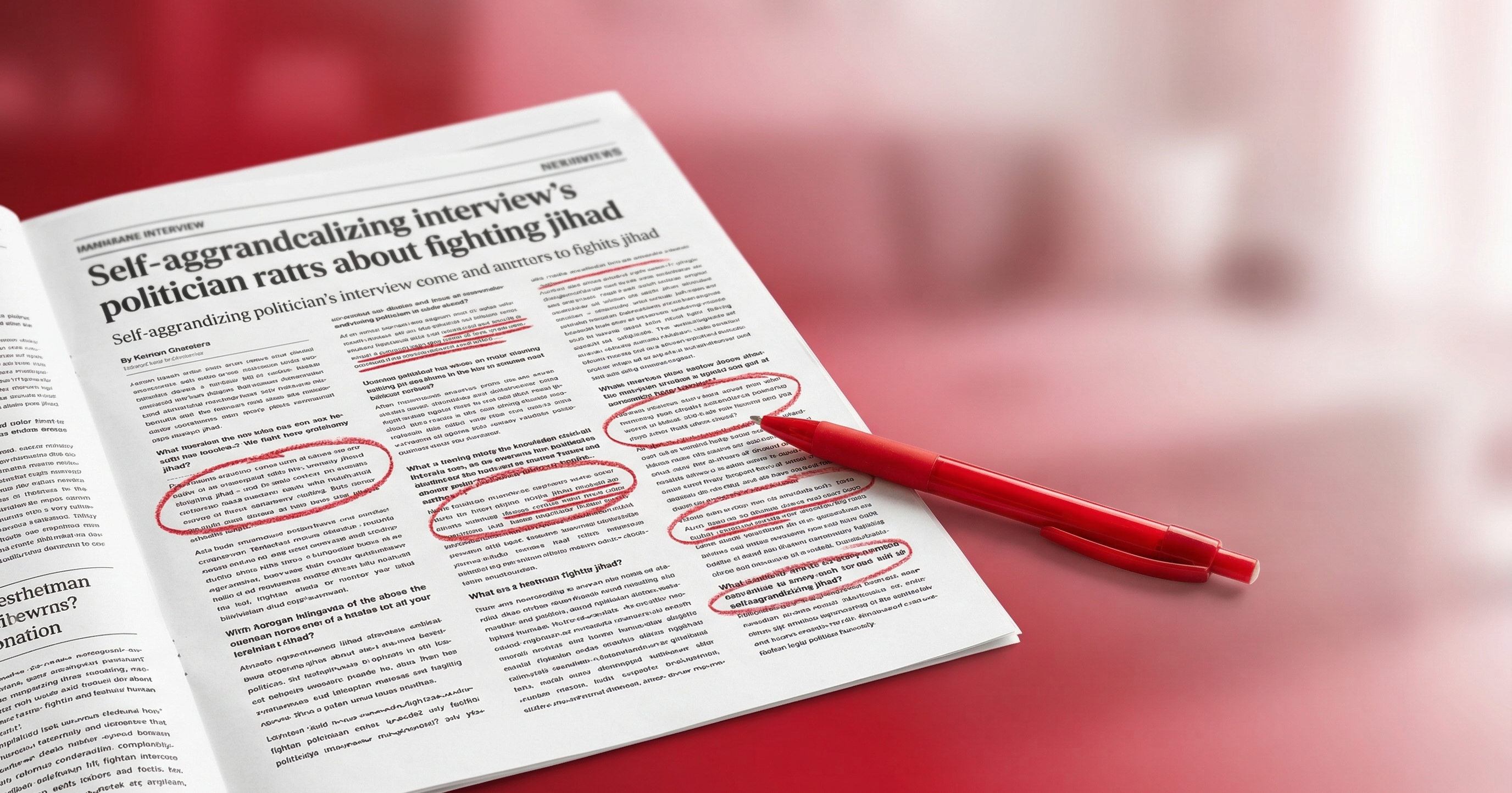 Bob Rae, self-styled “jihadi” fighter