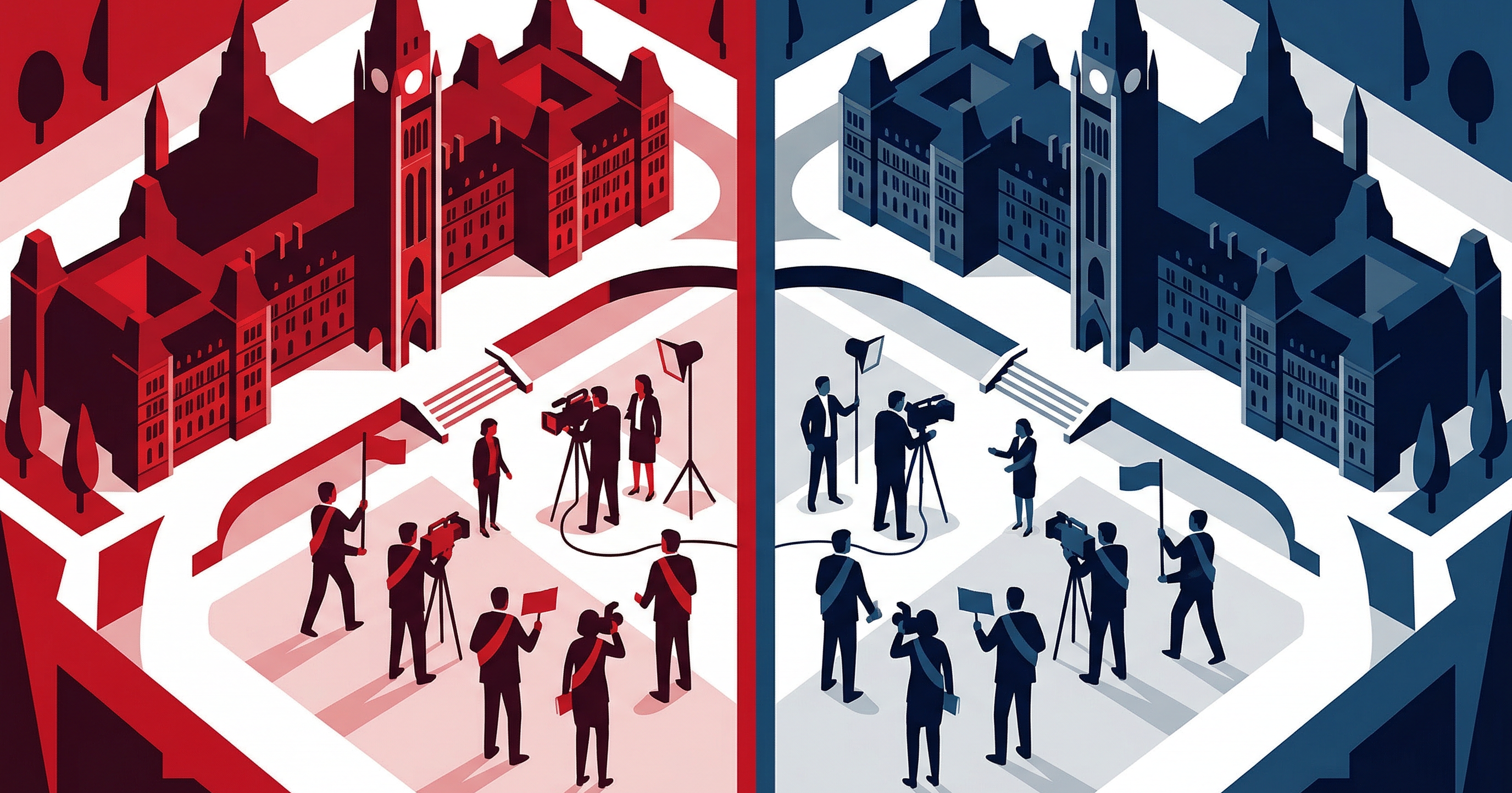 On the use of public and government space for partisan purposes