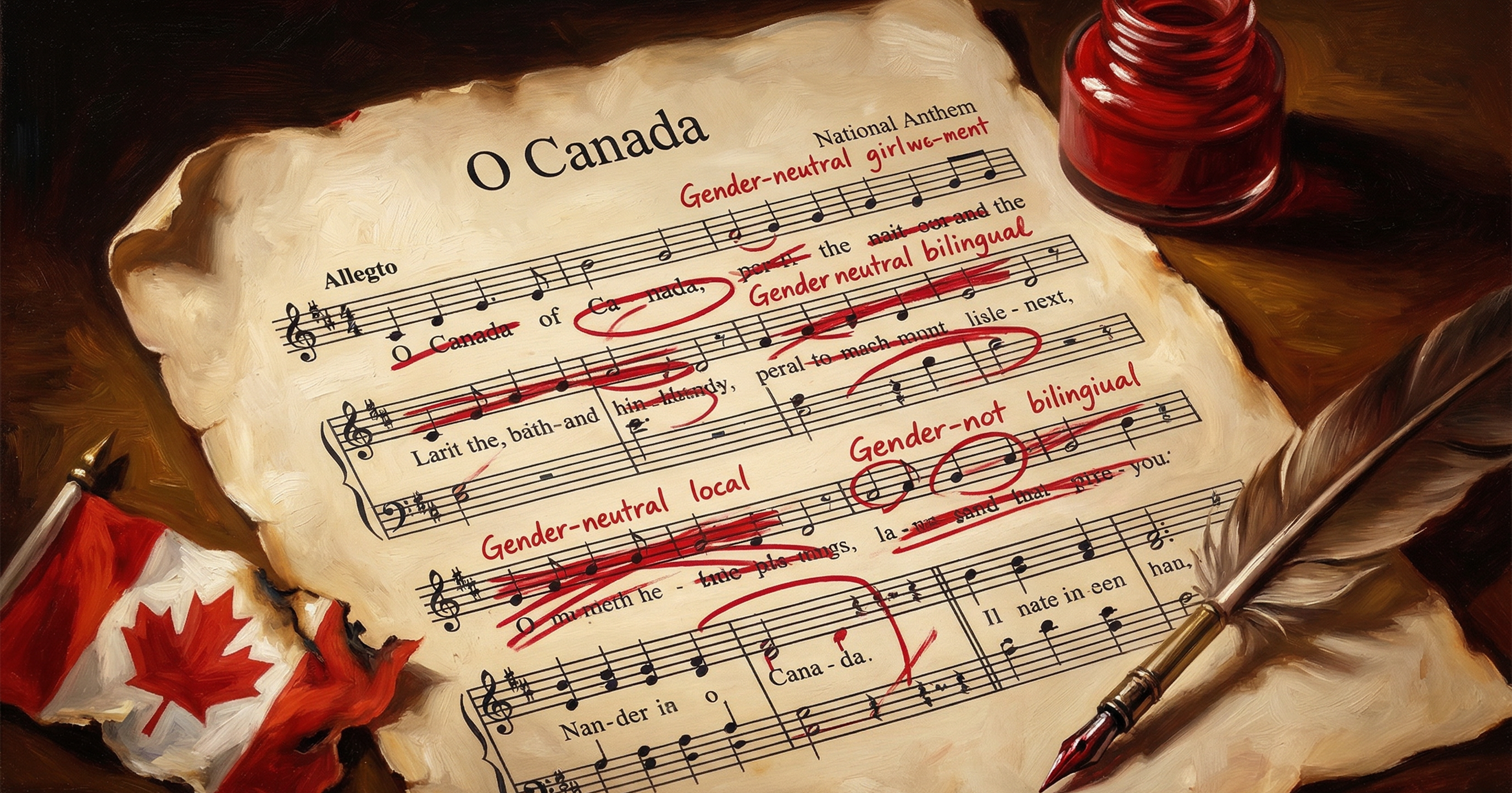 Carolyn Bennett sings Liberal version of O Canada