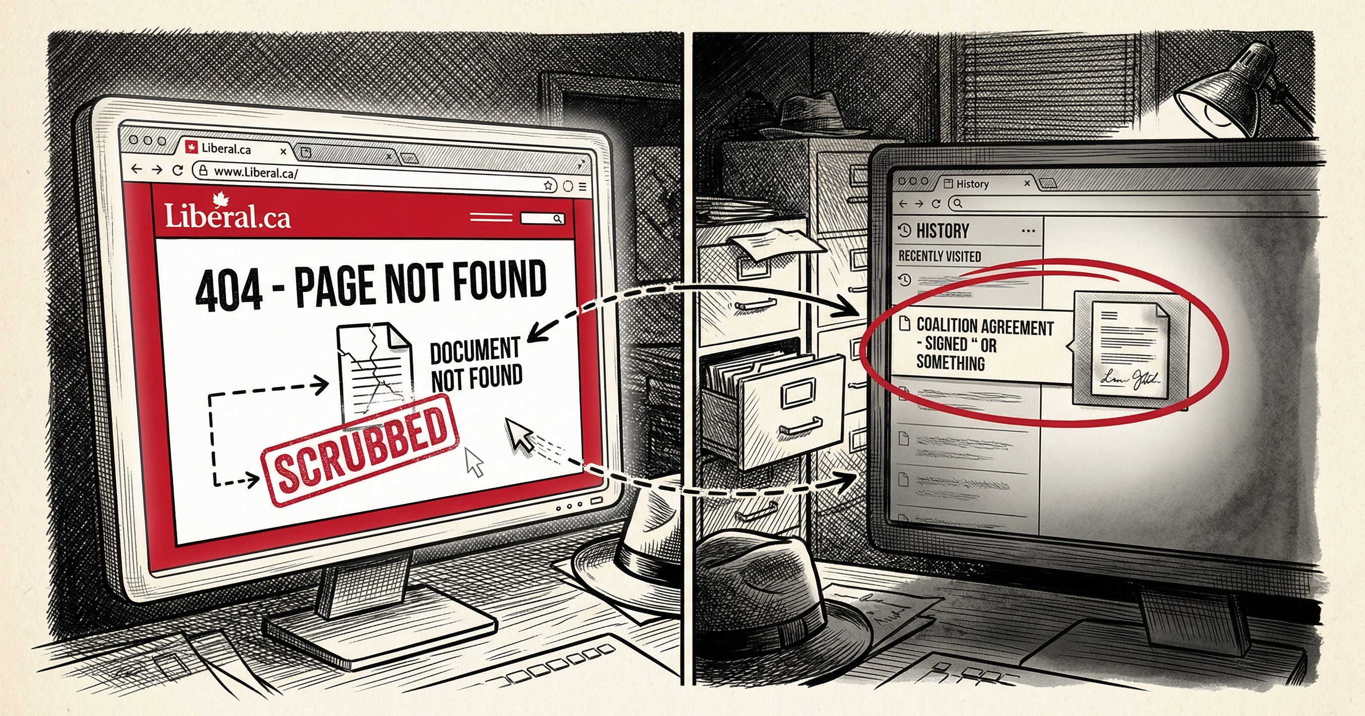 Coalition agreement with Ignatieff’s signature disappears from Liberal.ca