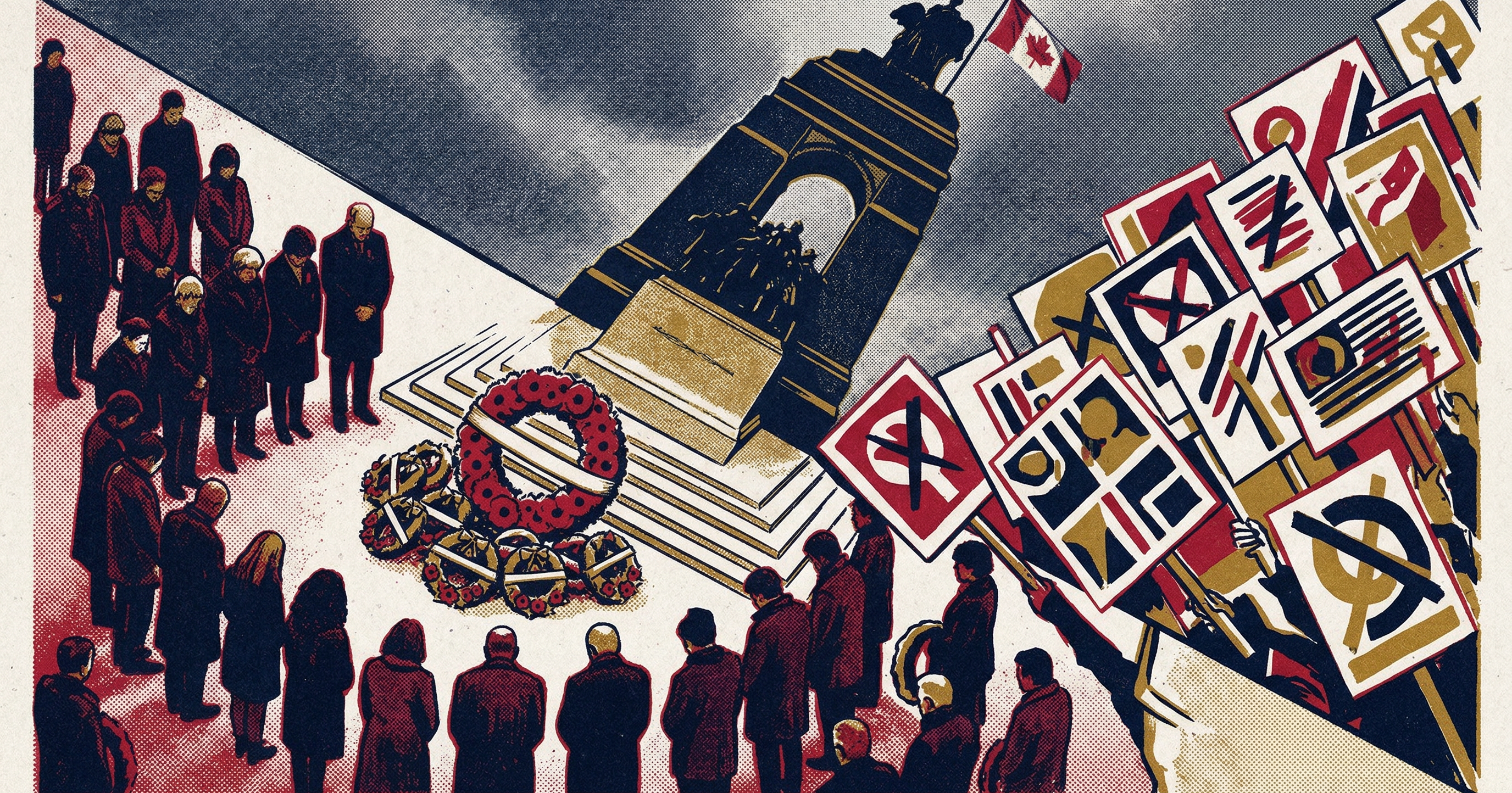 Remembrance Day Protest in Toronto