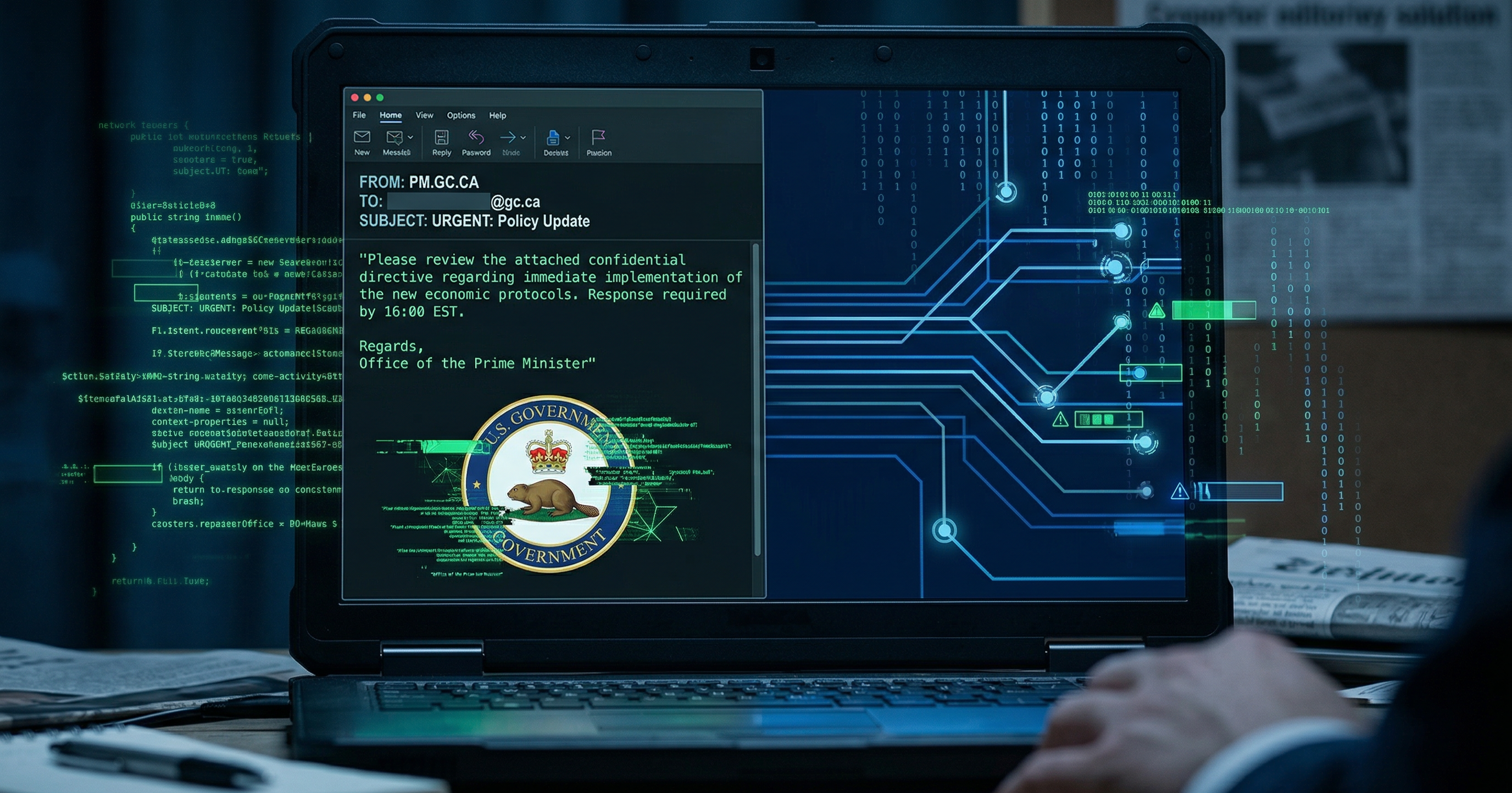 PMO listserv exploited by anti-Harper activist