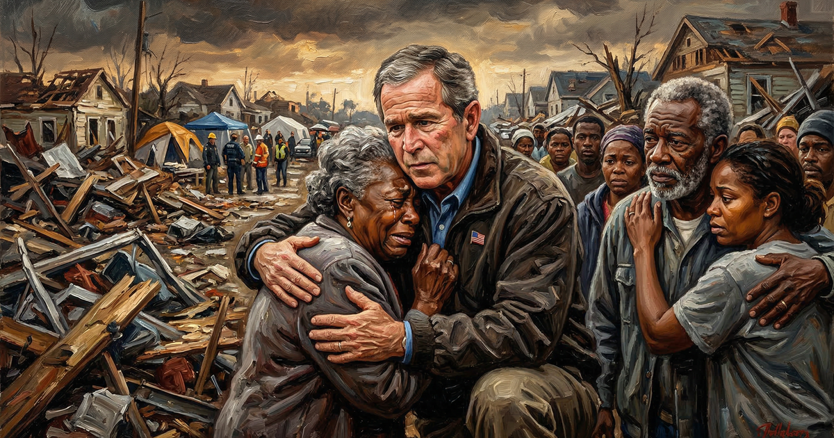 President Bush and Hurricane Katrina