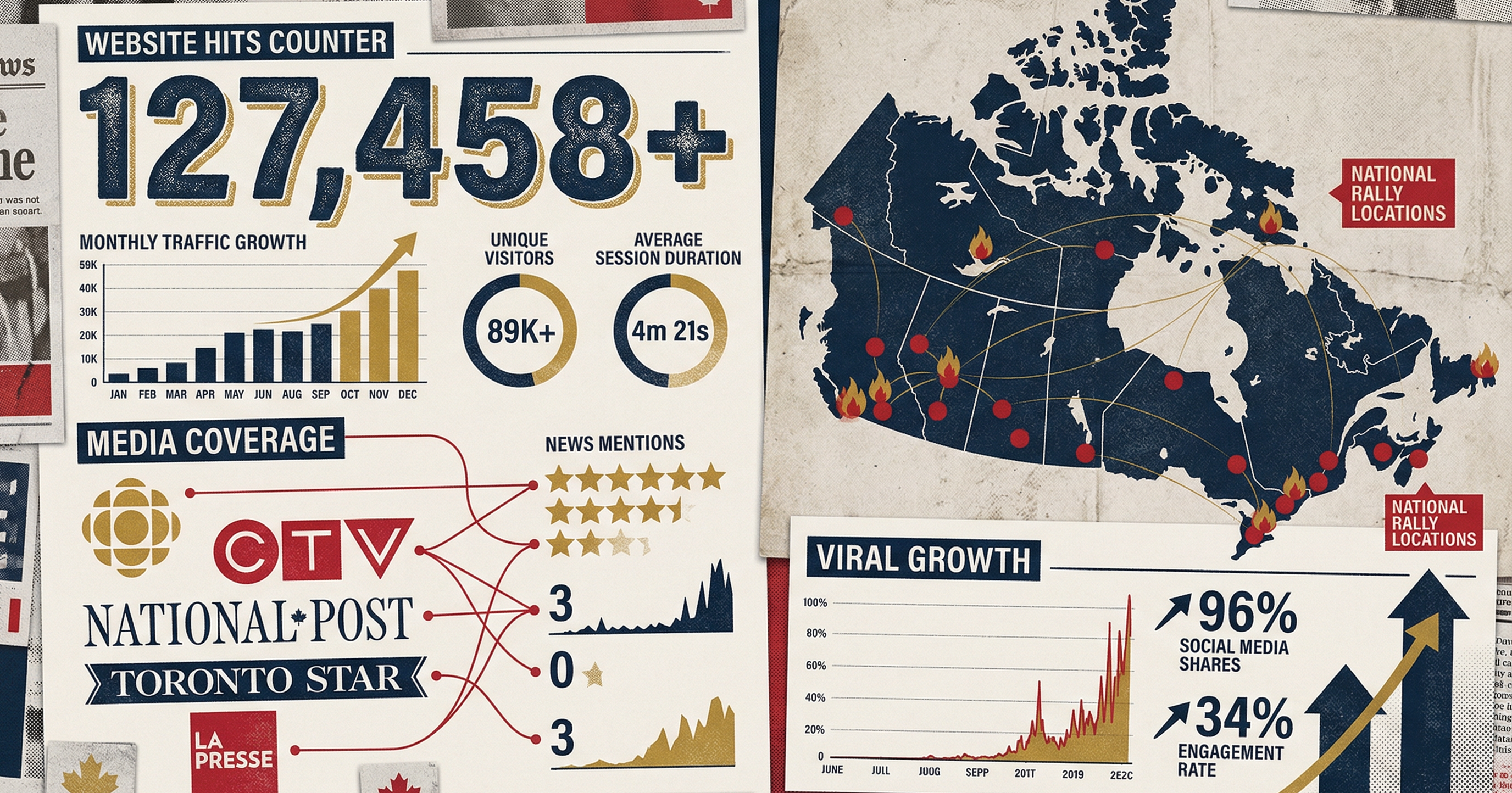 RallyforCanada.ca by the numbers