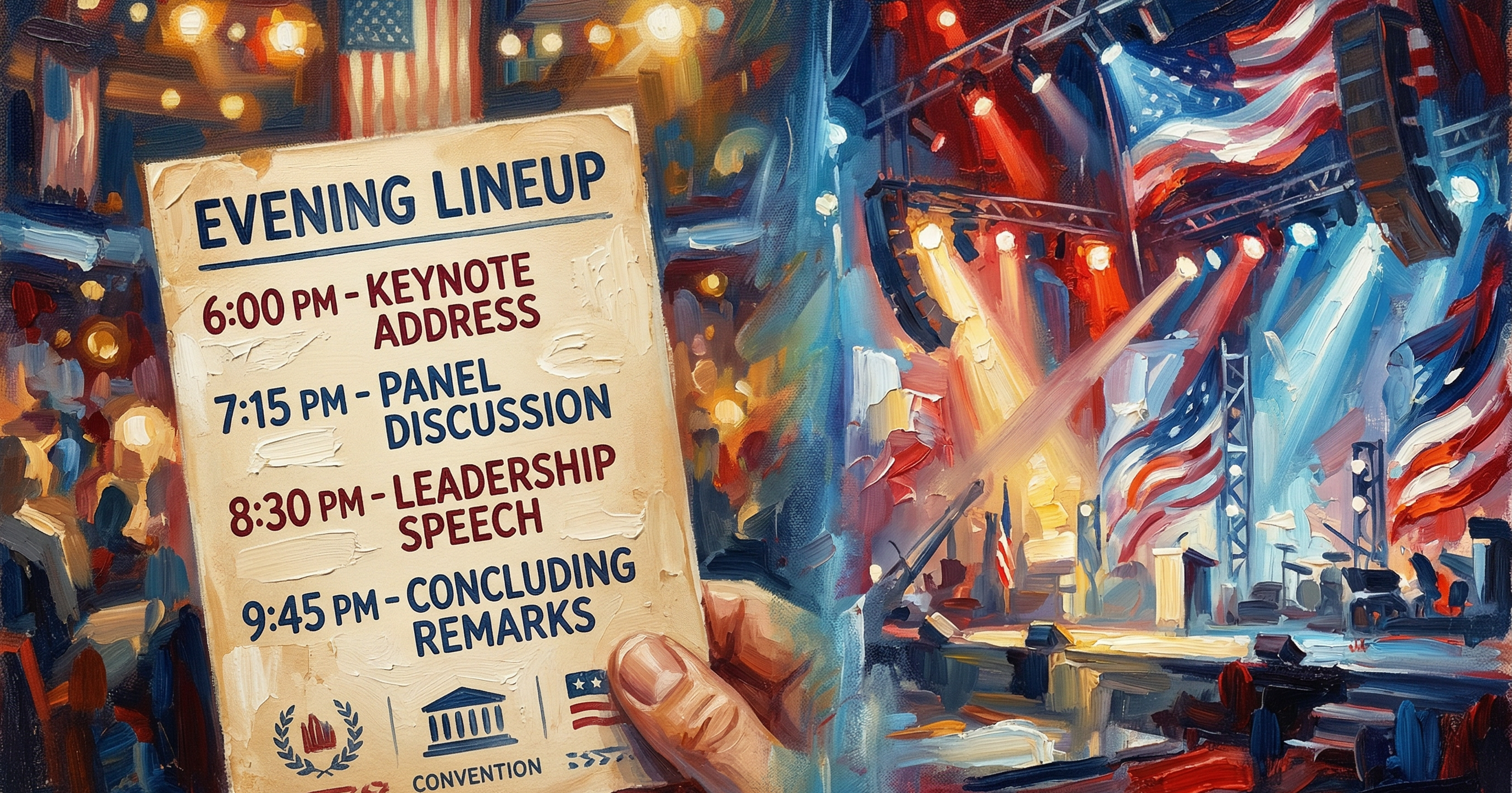 RNC schedule for tonight