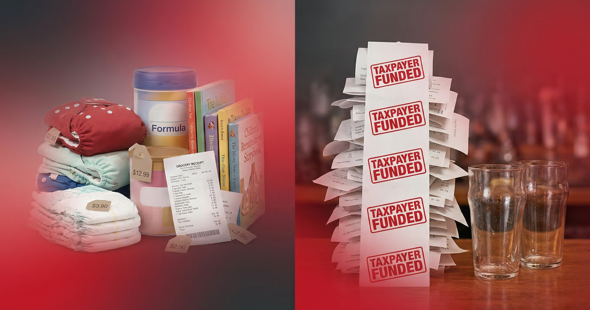 Scott Reid blowing our money on…