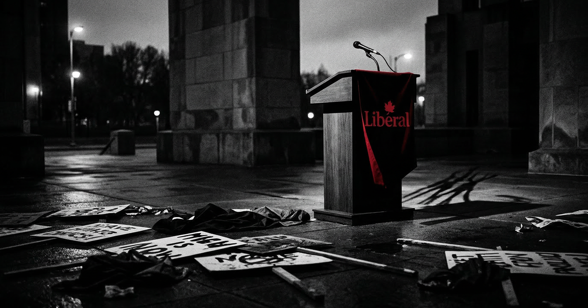 Senior Liberal staffer spoke at rally attended by a terrorist group?