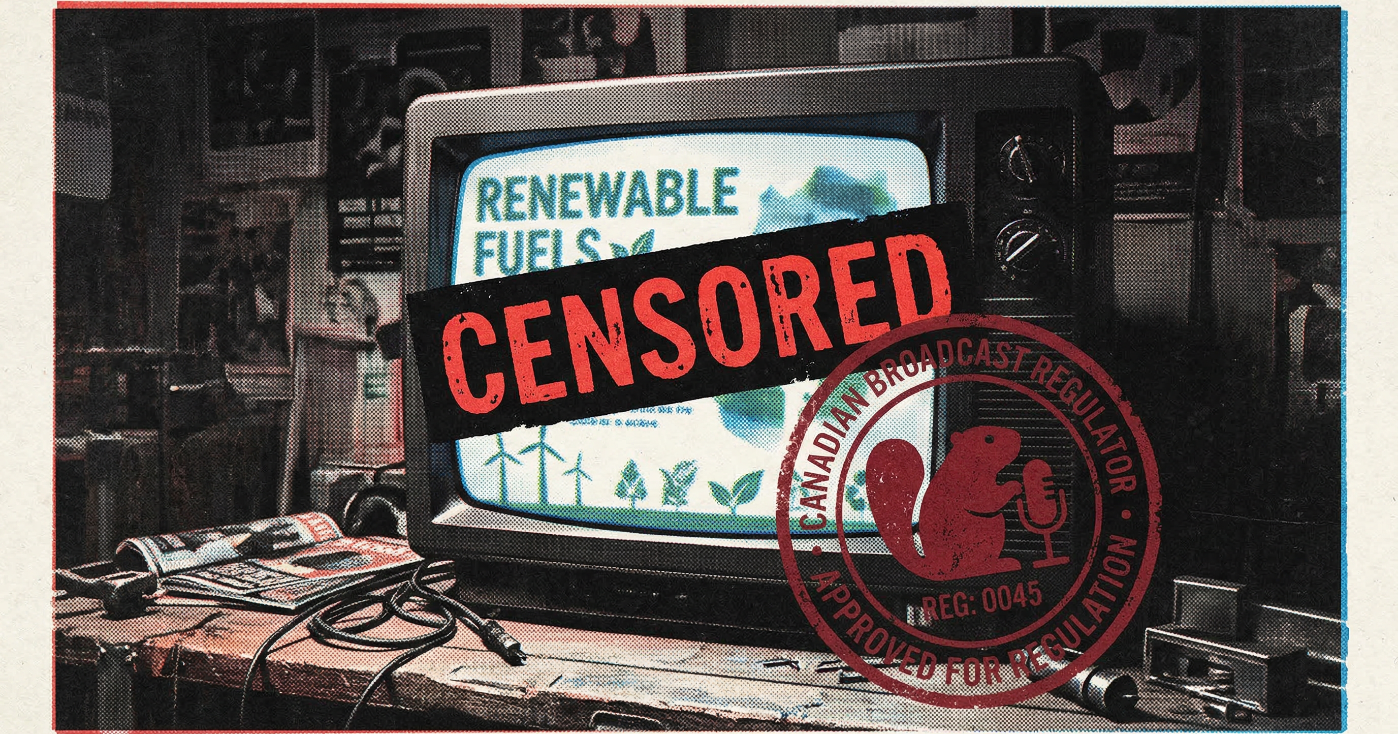 Shutting down speech on Canadian television