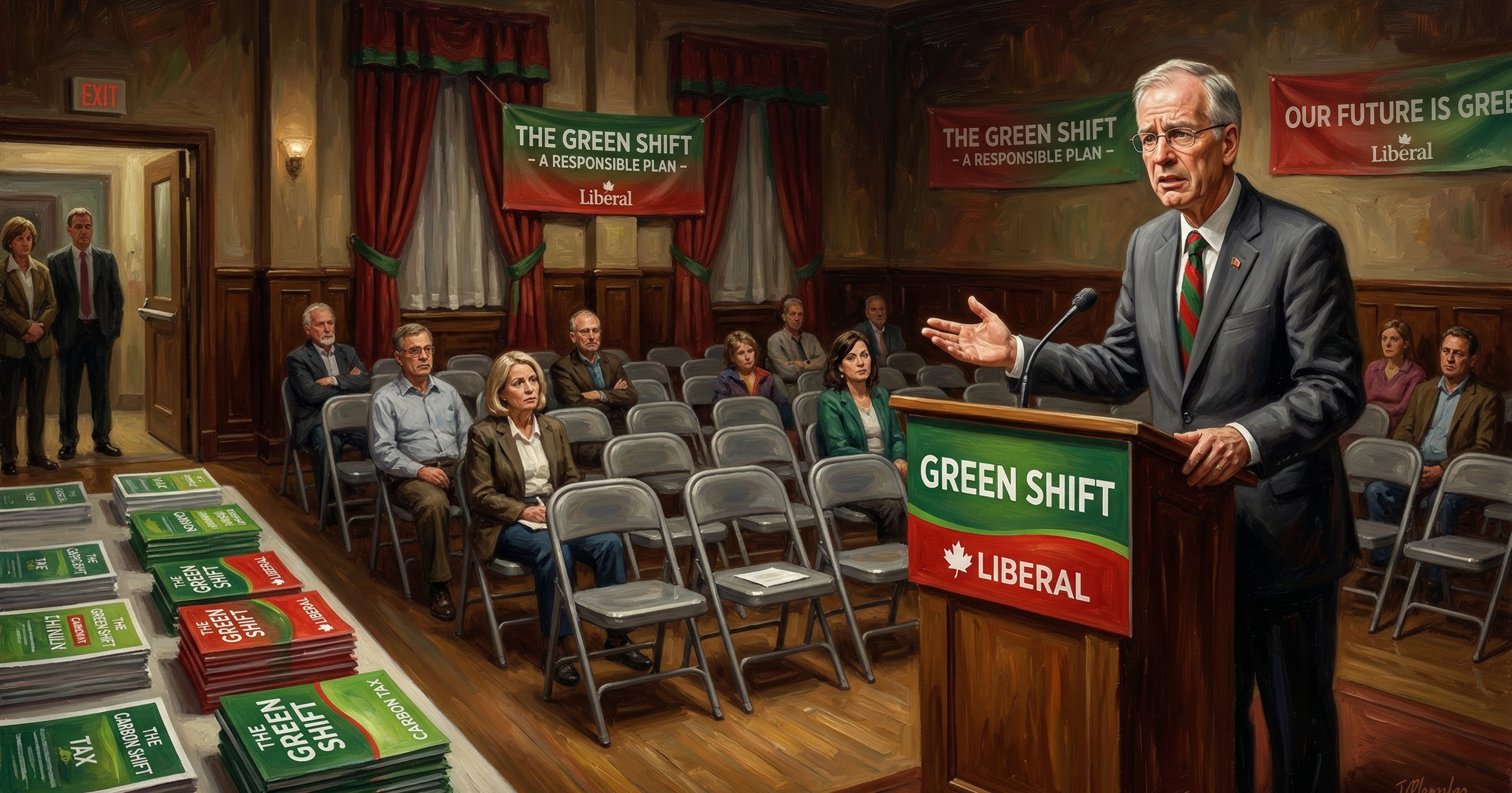 Stephane Dion tries to sell the Green Shift