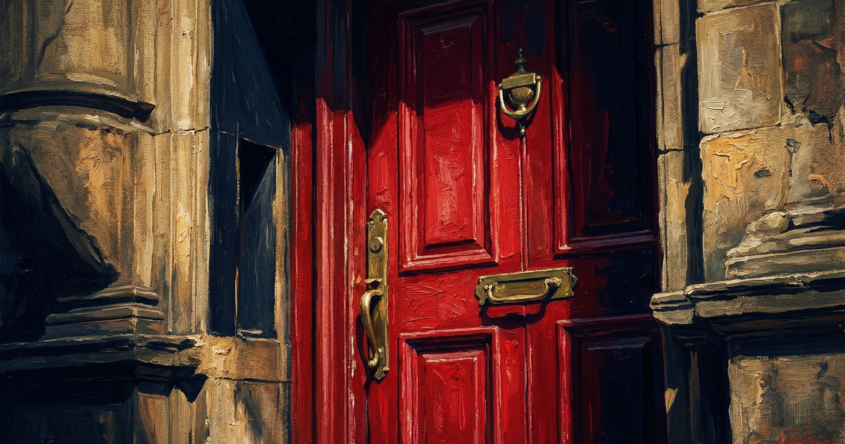There’s a Red Door