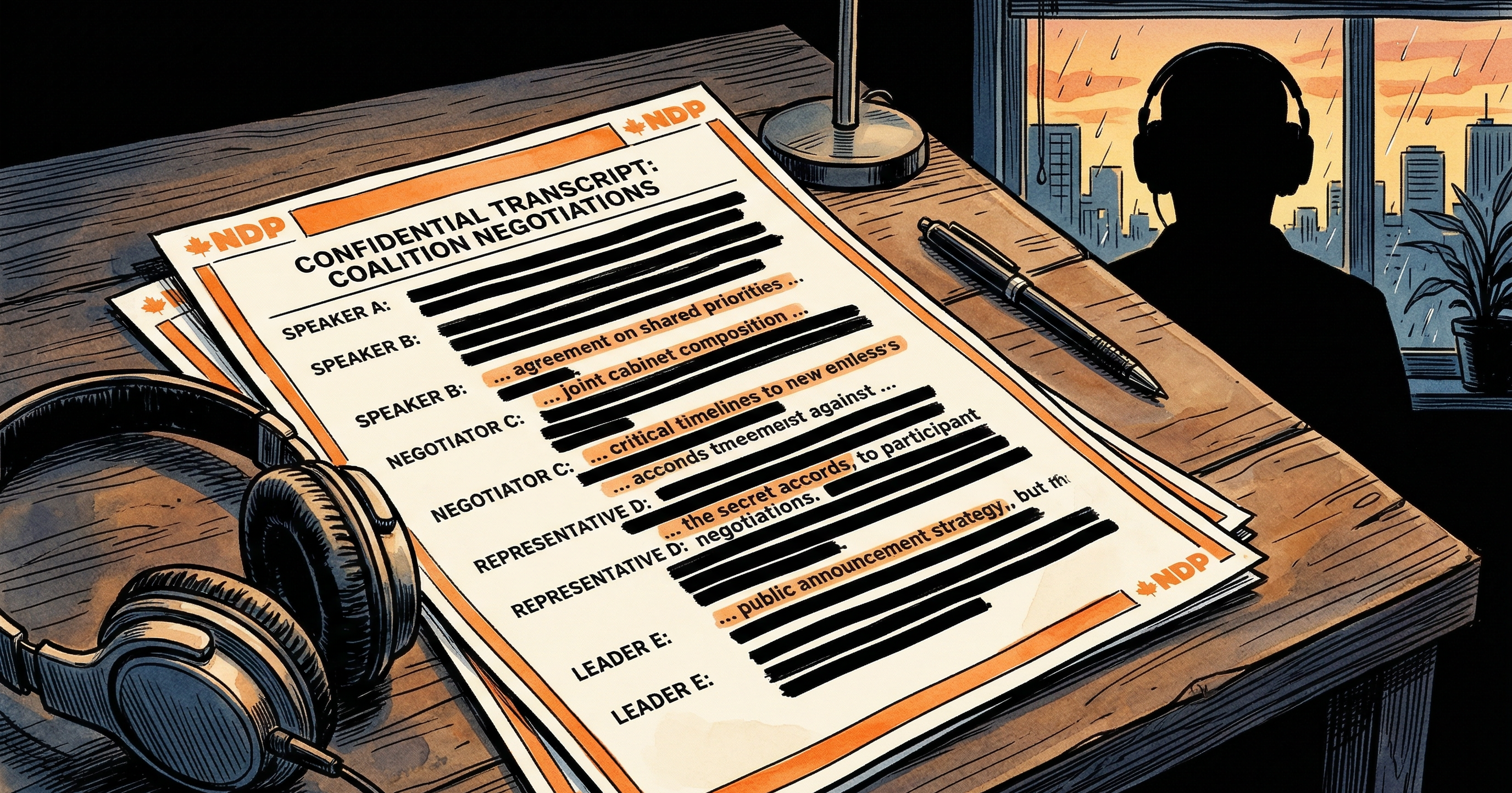 Transcript of NDP conference call