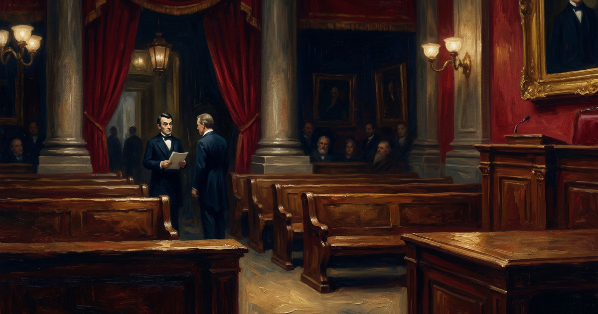 With one eyebrow raised